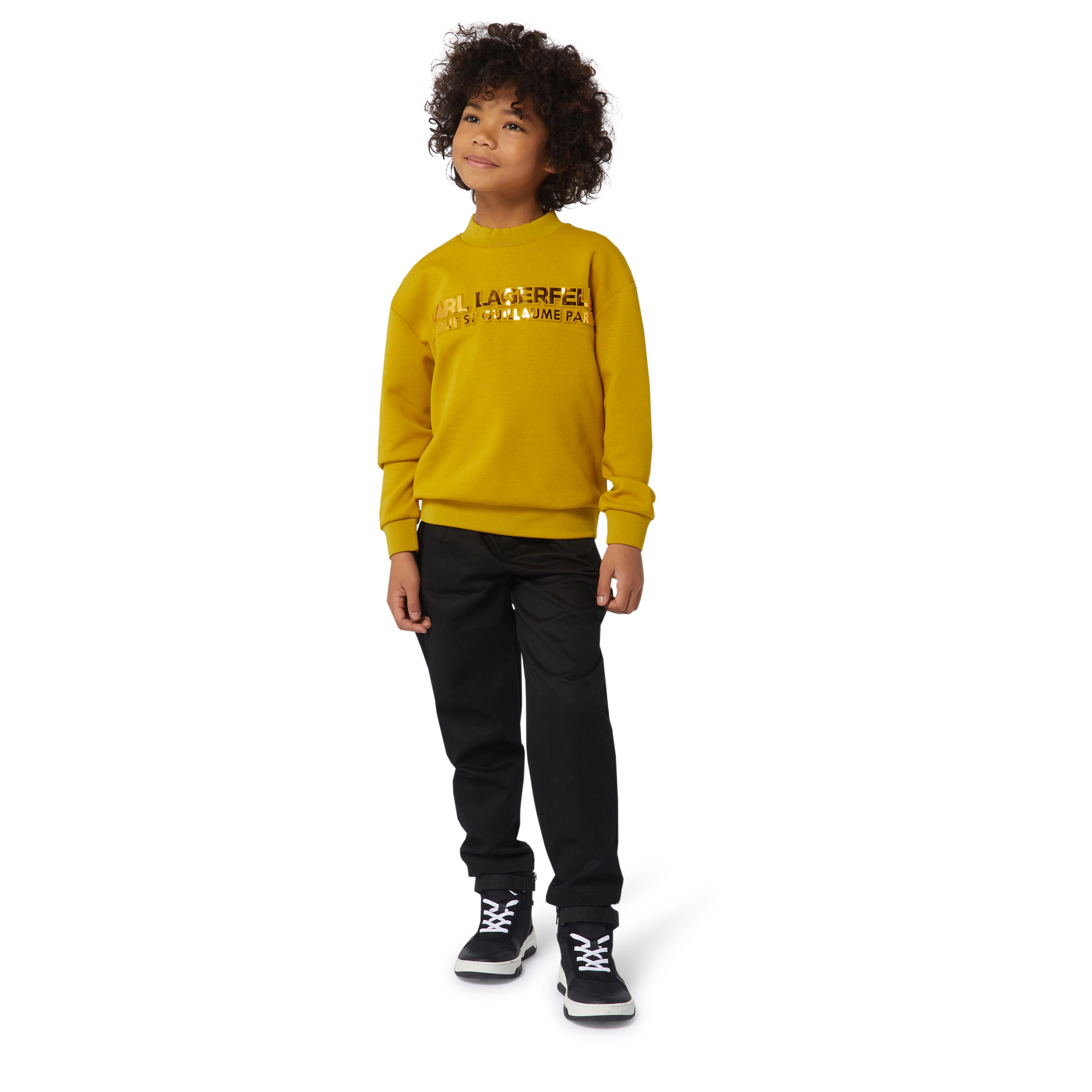 Pleated trousers KARL LAGERFELD KIDS for BOY