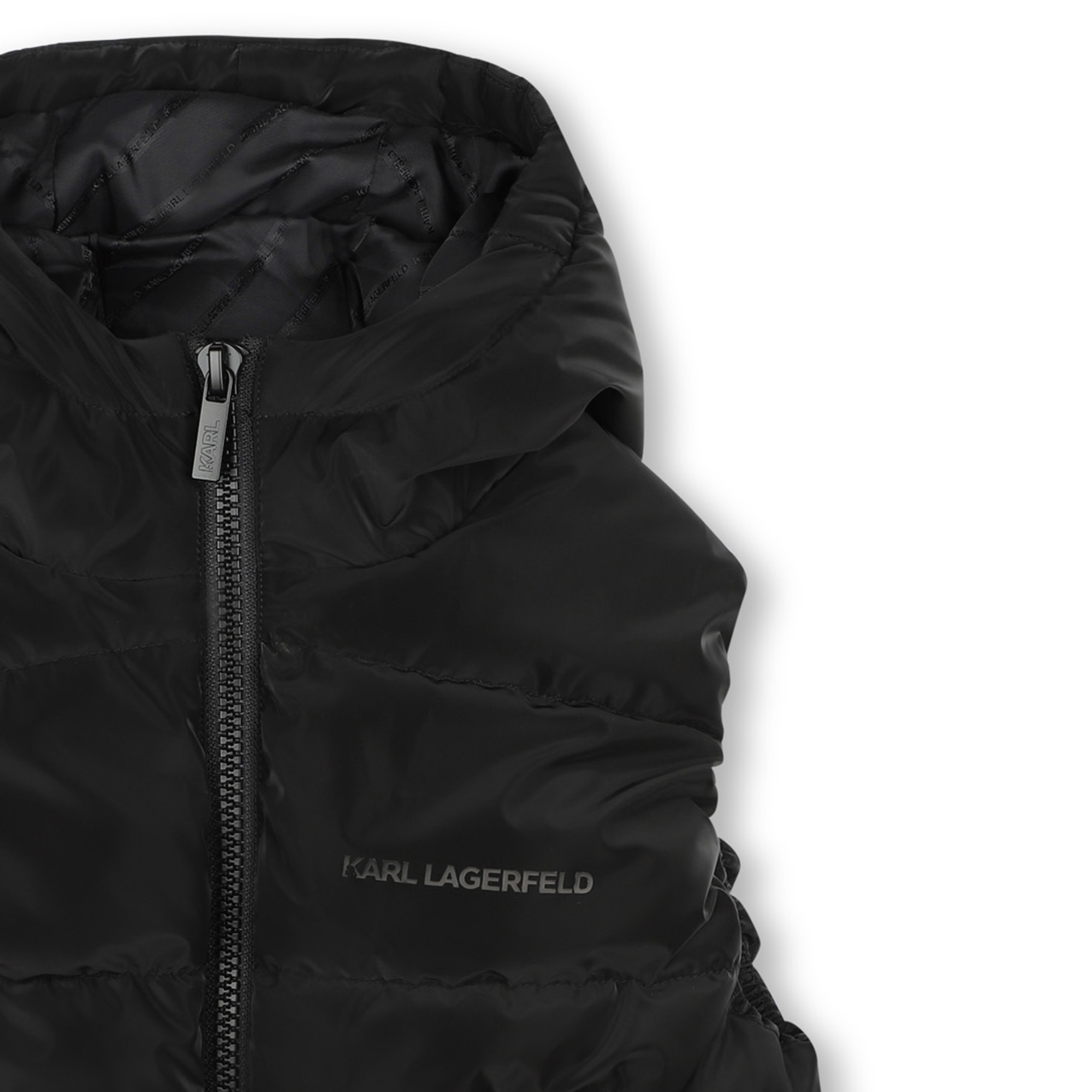 Mouwloze anorak met capuchon KARL LAGERFELD KIDS Voor