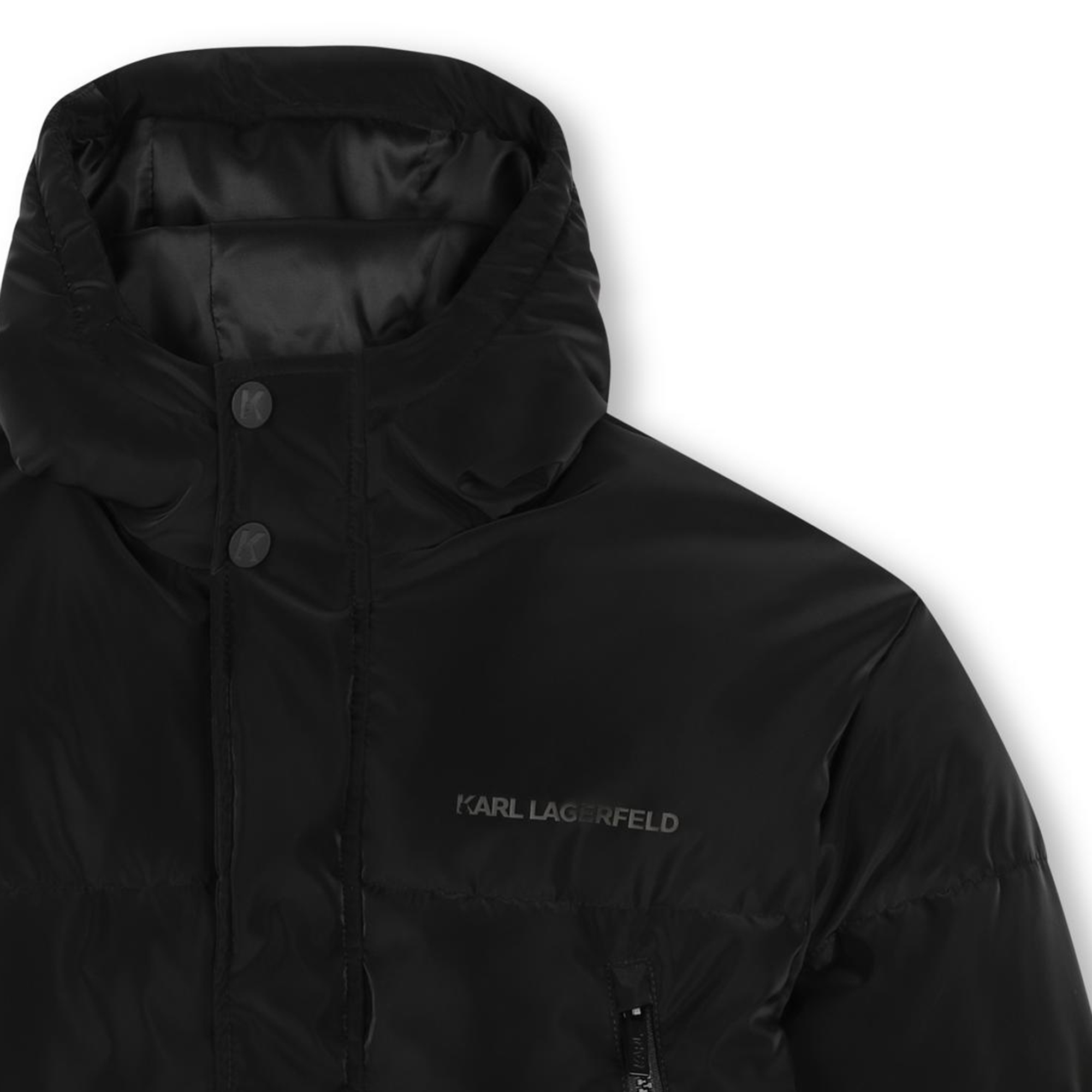 Plumífero impermeable capucha KARL LARGERFELD KIDS para NIÑO