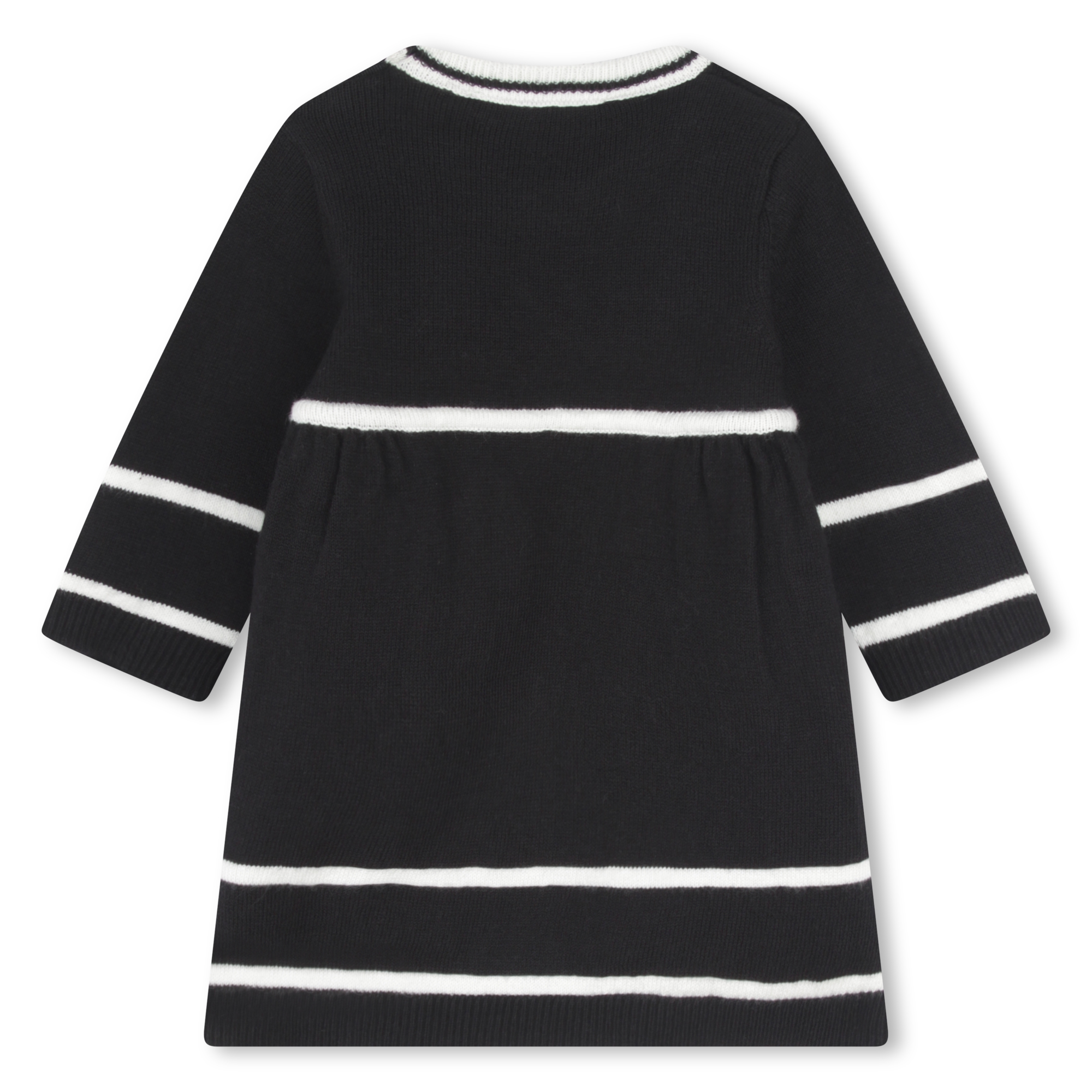 Cotton and cashmere knit dress KARL LAGERFELD KIDS for GIRL