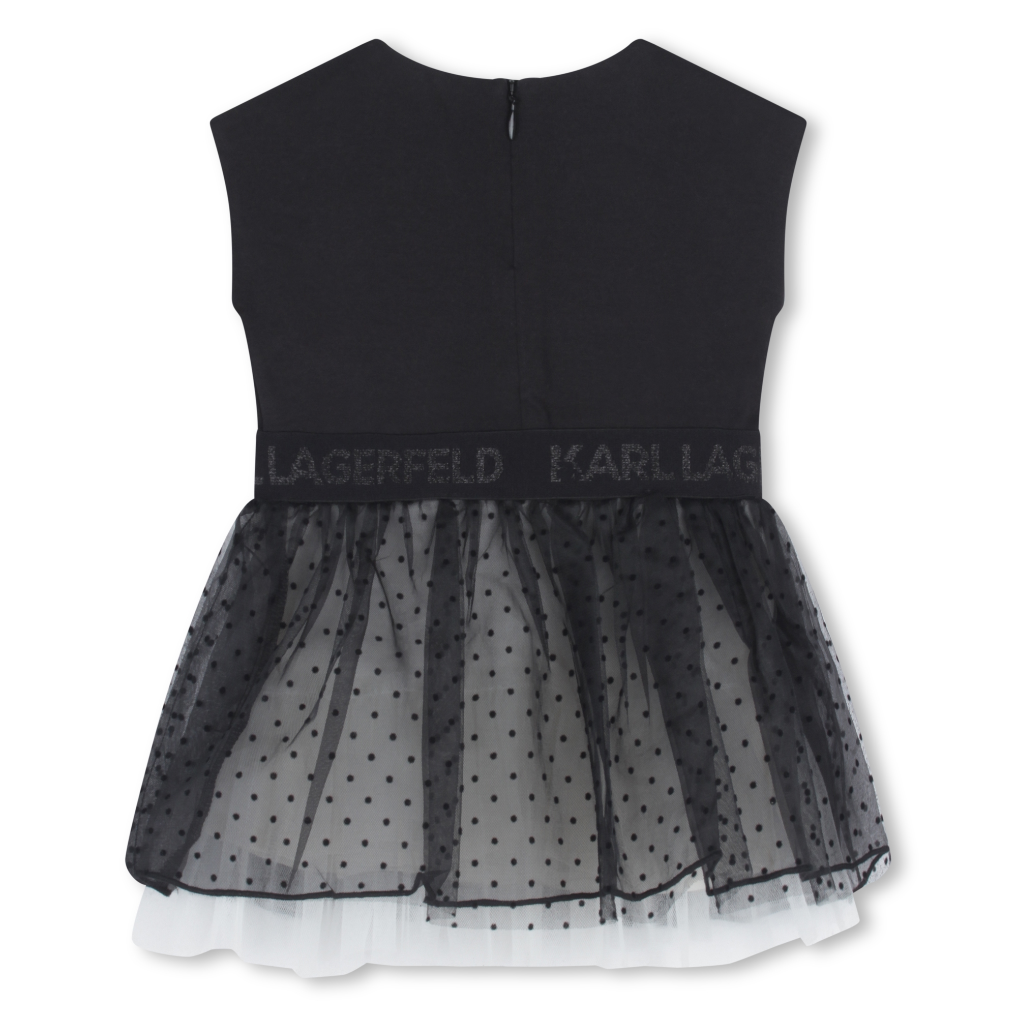 Vestito cerimonia bimateriale KARL LAGERFELD KIDS Per BAMBINA