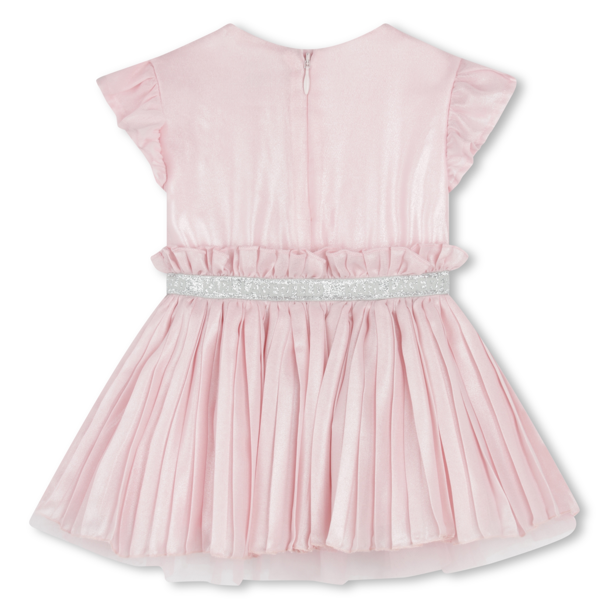 Pleated party dress KARL LAGERFELD KIDS for GIRL