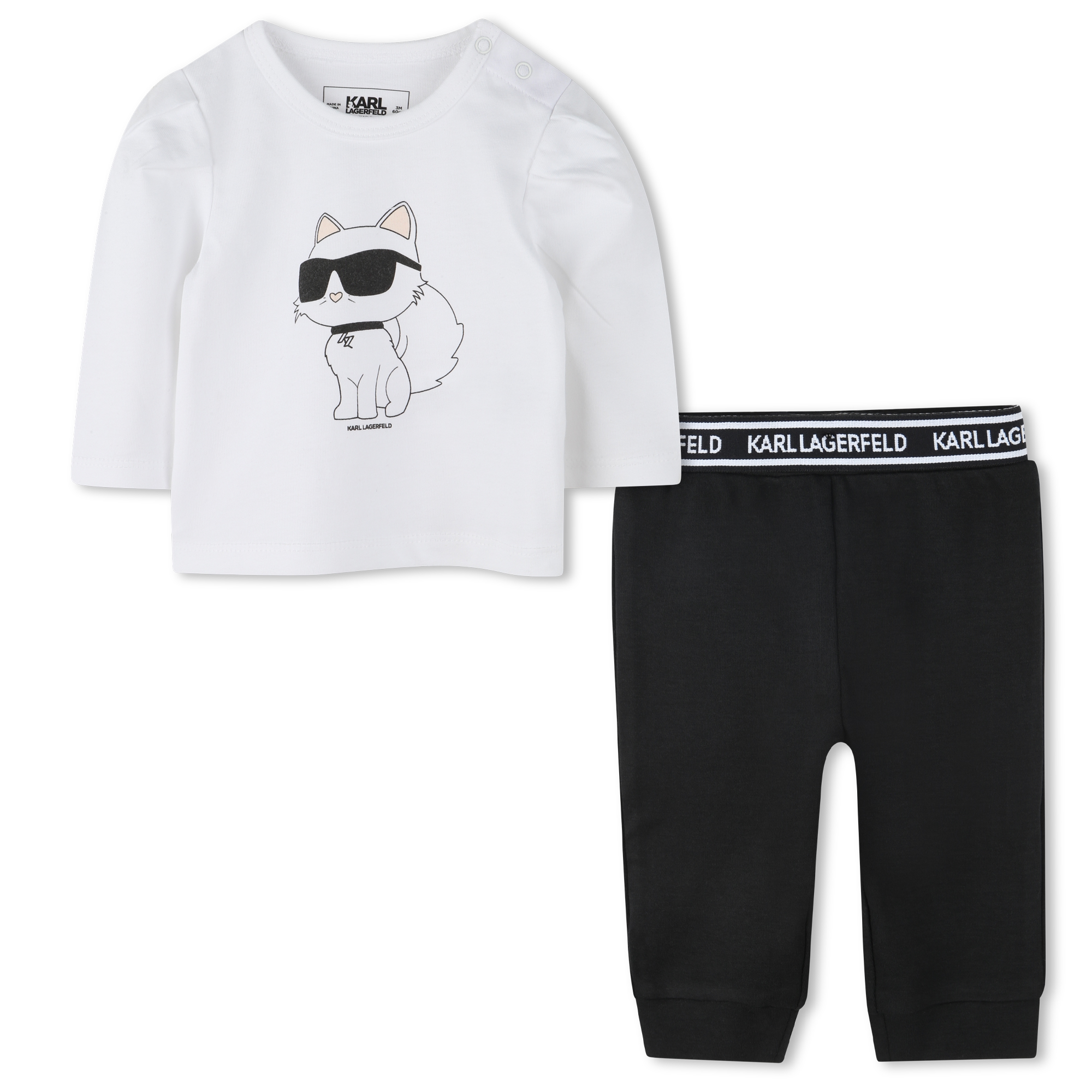 T-shirt et legging KARL LAGERFELD KIDS pour FILLE