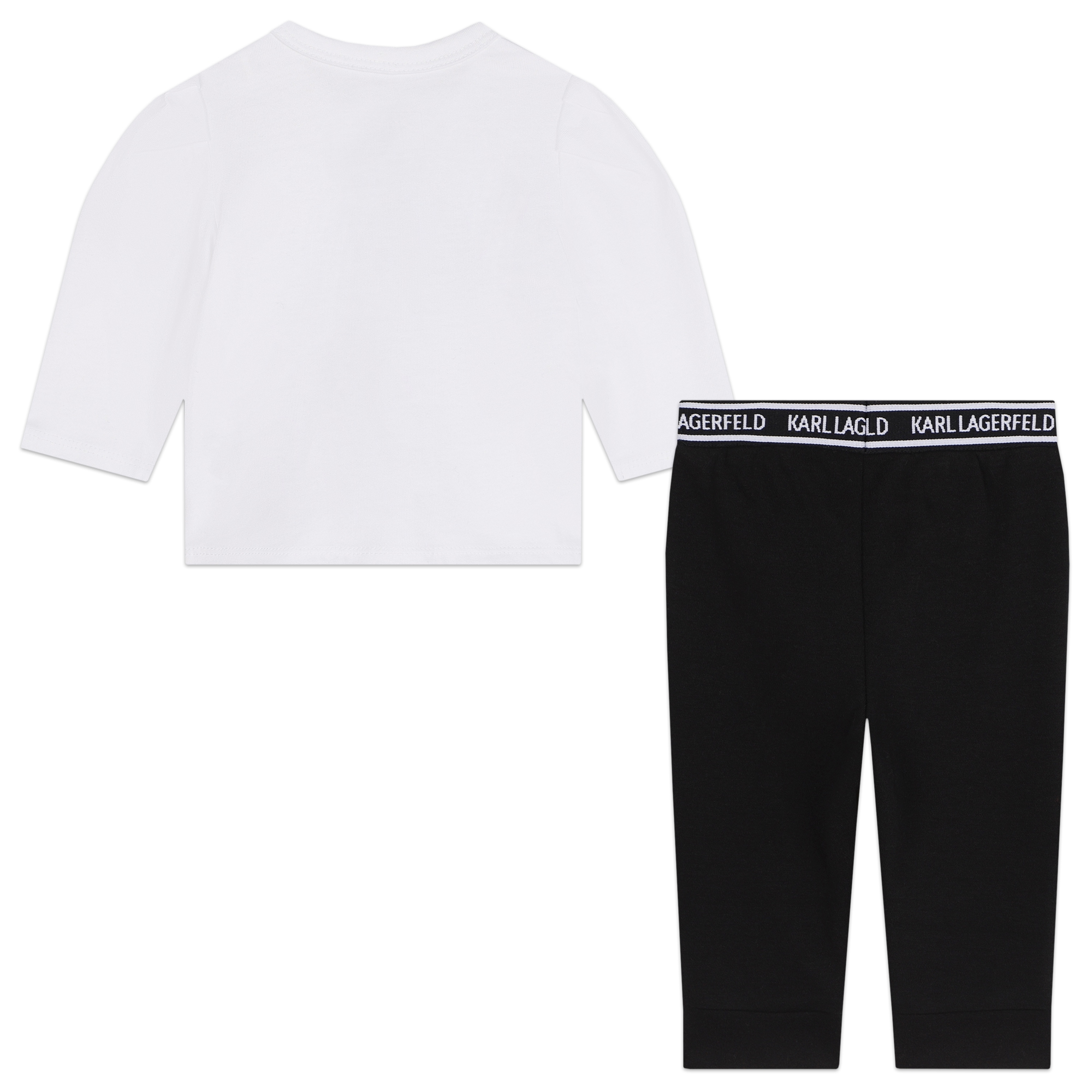 T-shirt e leggings in cotone KARL LAGERFELD KIDS Per BAMBINA