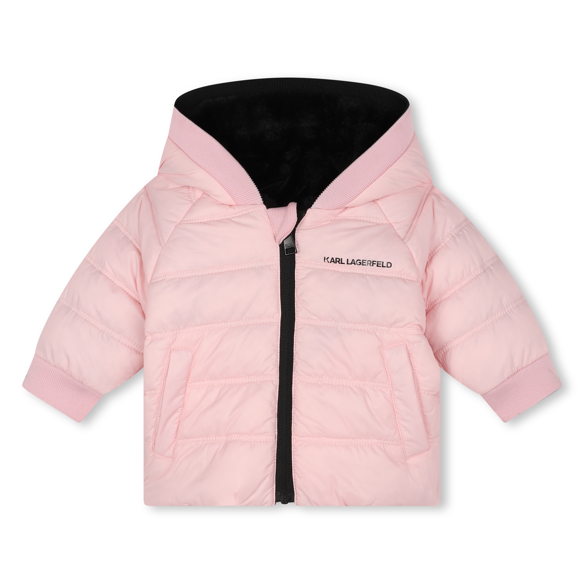 Omkeerbare anorak KARL LAGERFELD KIDS Voor