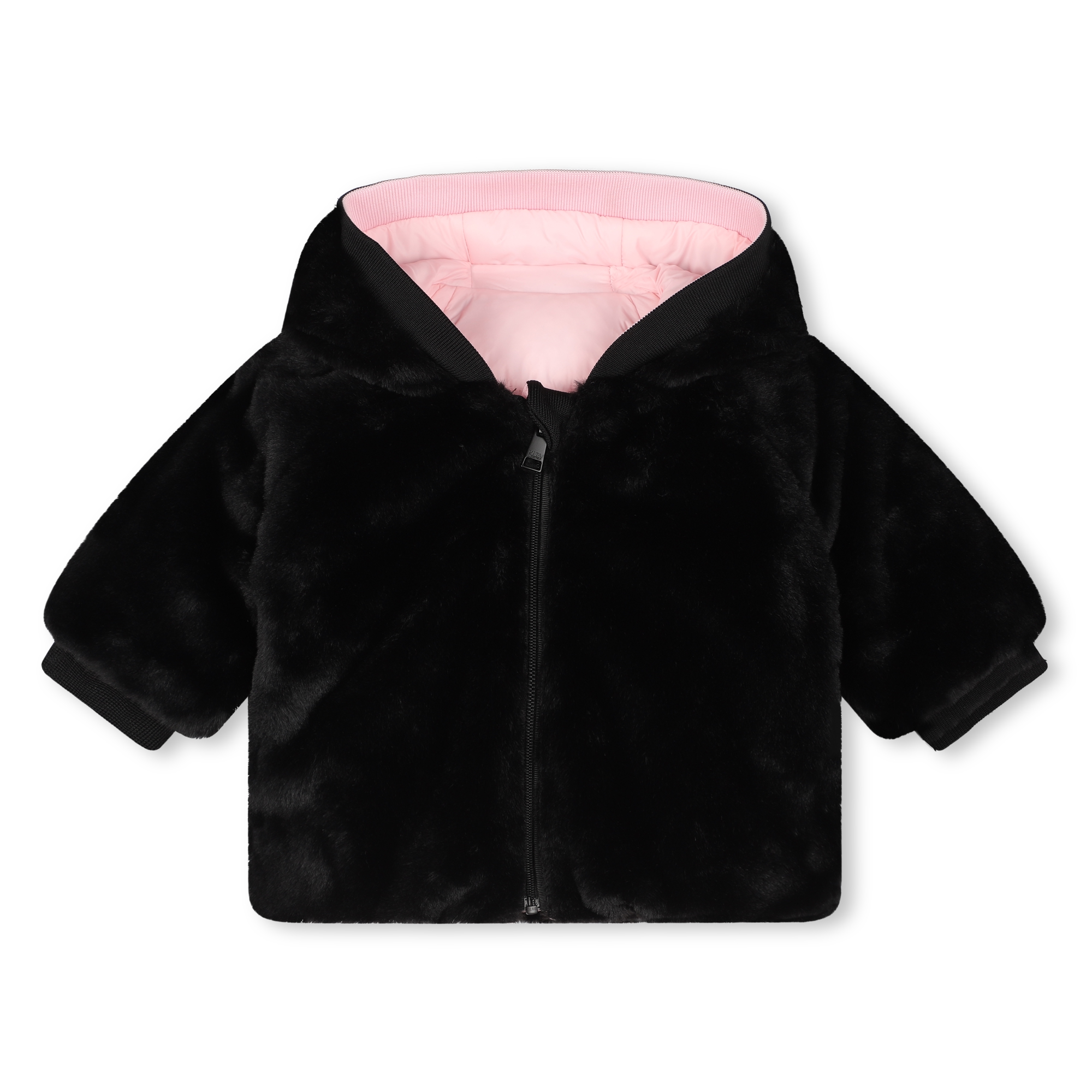 Reversible puffer jacket KARL LAGERFELD KIDS for GIRL