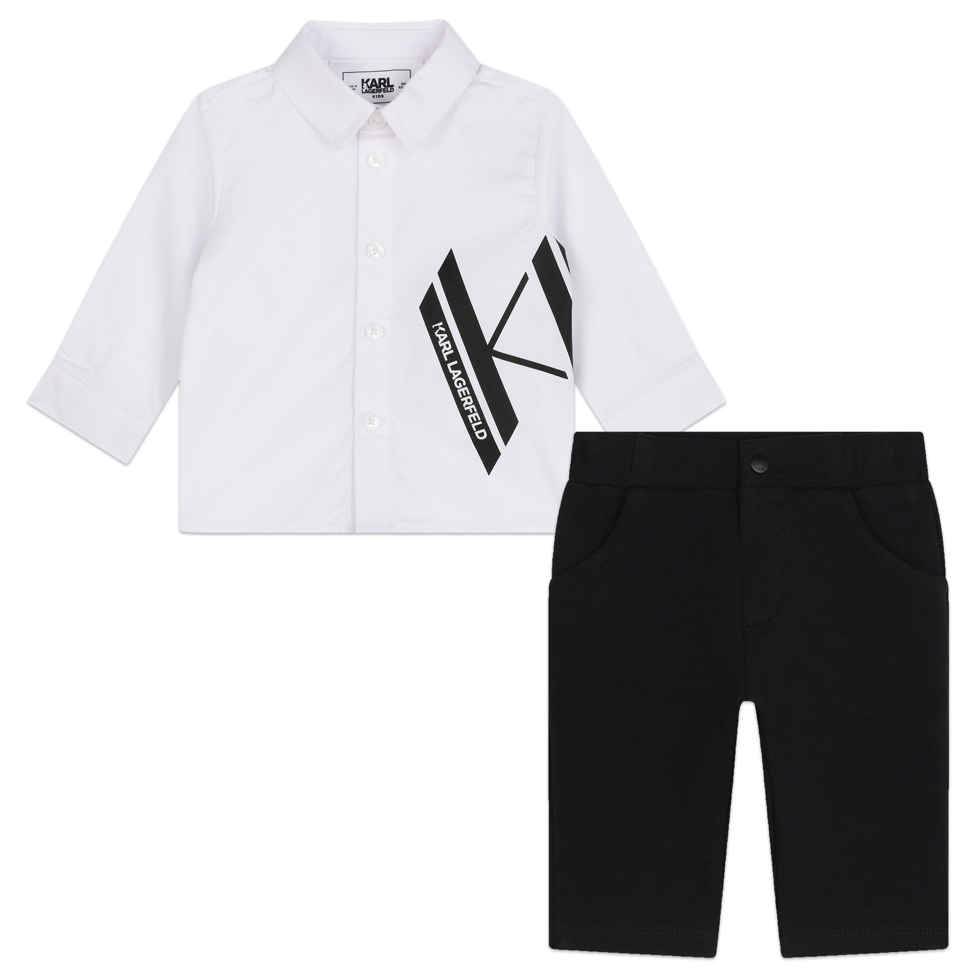 Shirt and trouser set KARL LAGERFELD KIDS for BOY