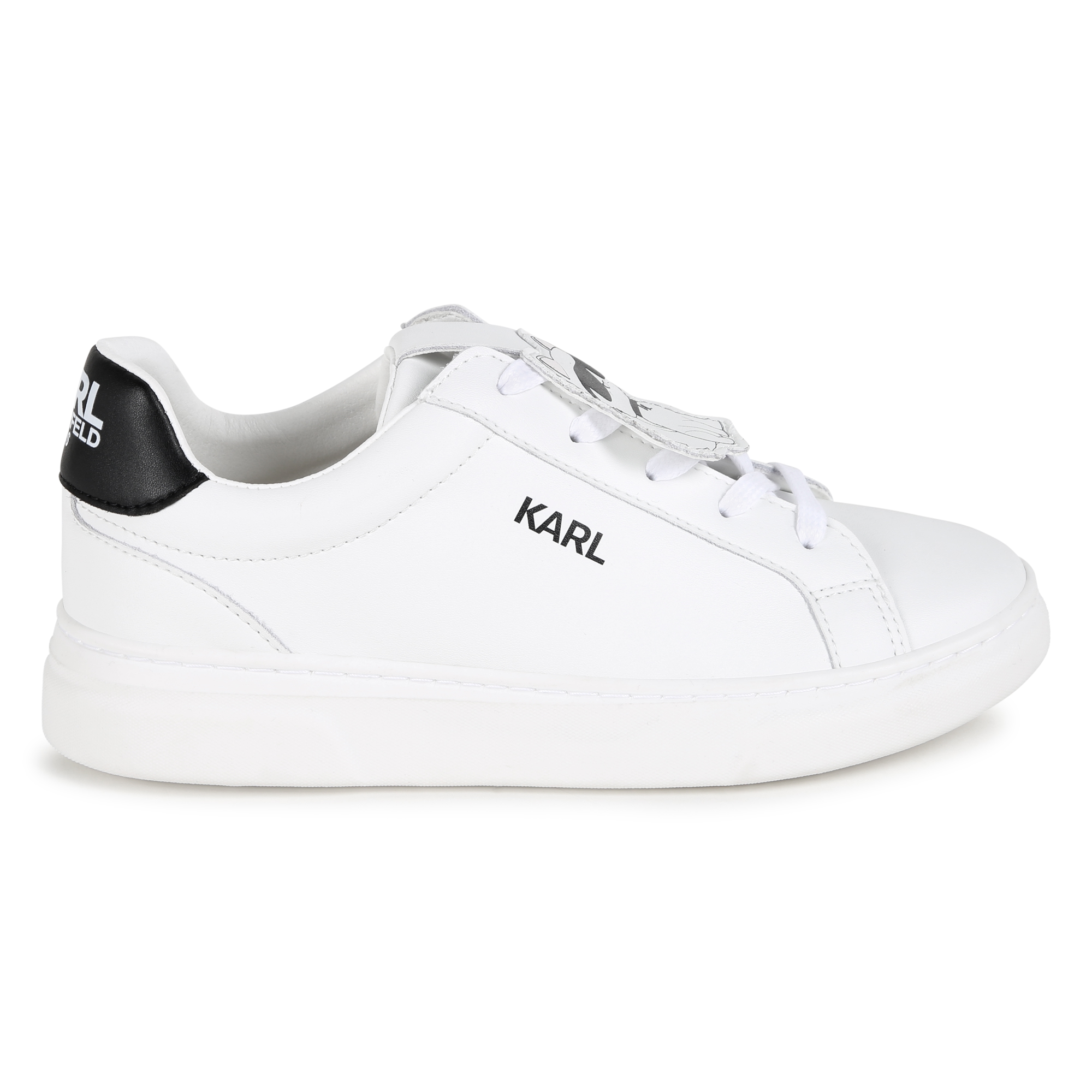 Zapatillas bajas de cuero KARL LARGERFELD KIDS para NIÑA