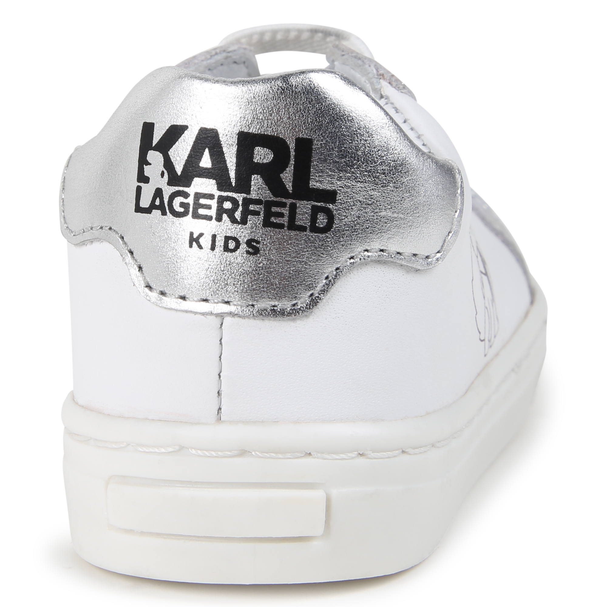 Sneakers basse in pelle KARL LAGERFELD KIDS Per UNISEX