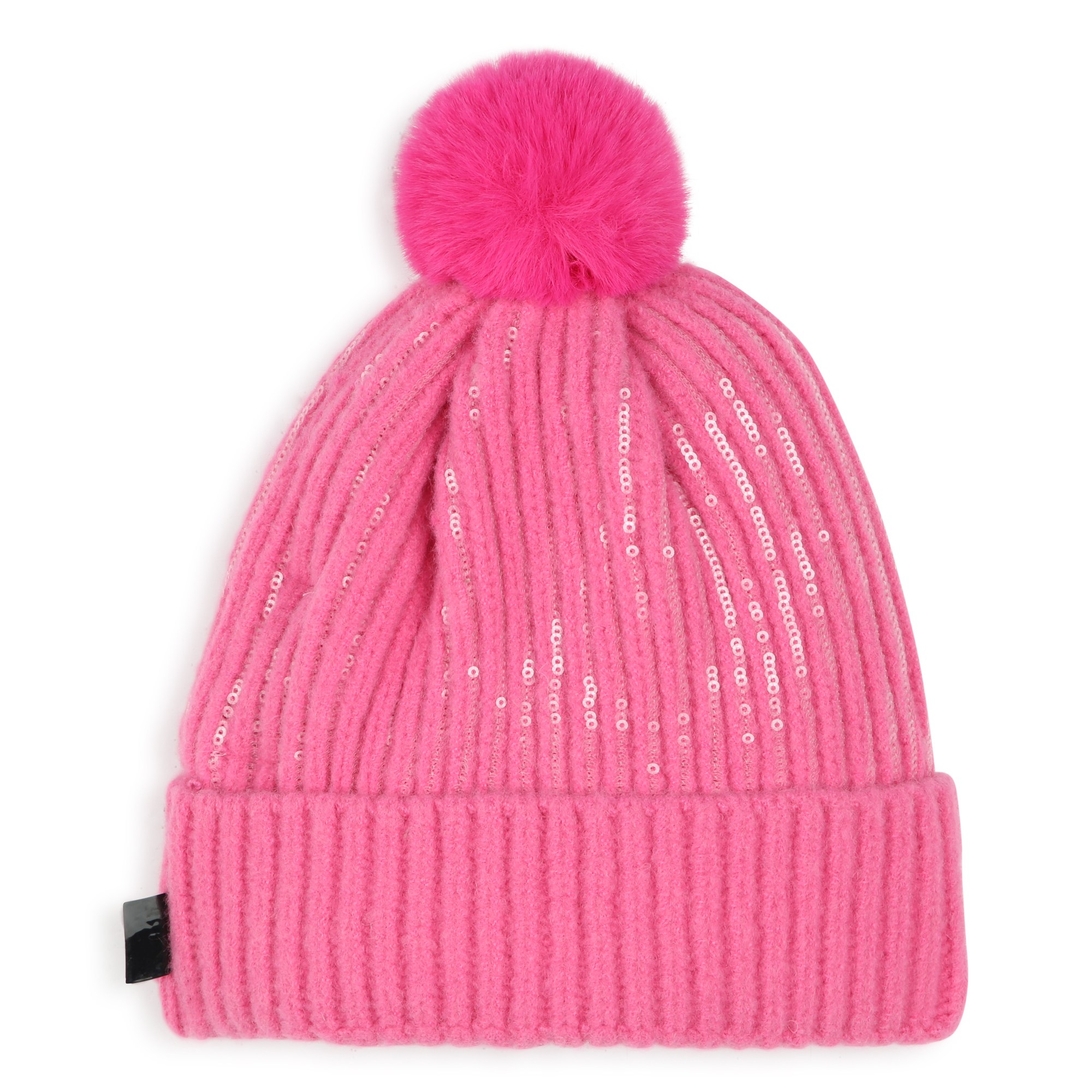 Gorro de punto con pompón KARL LARGERFELD KIDS para NIÑA