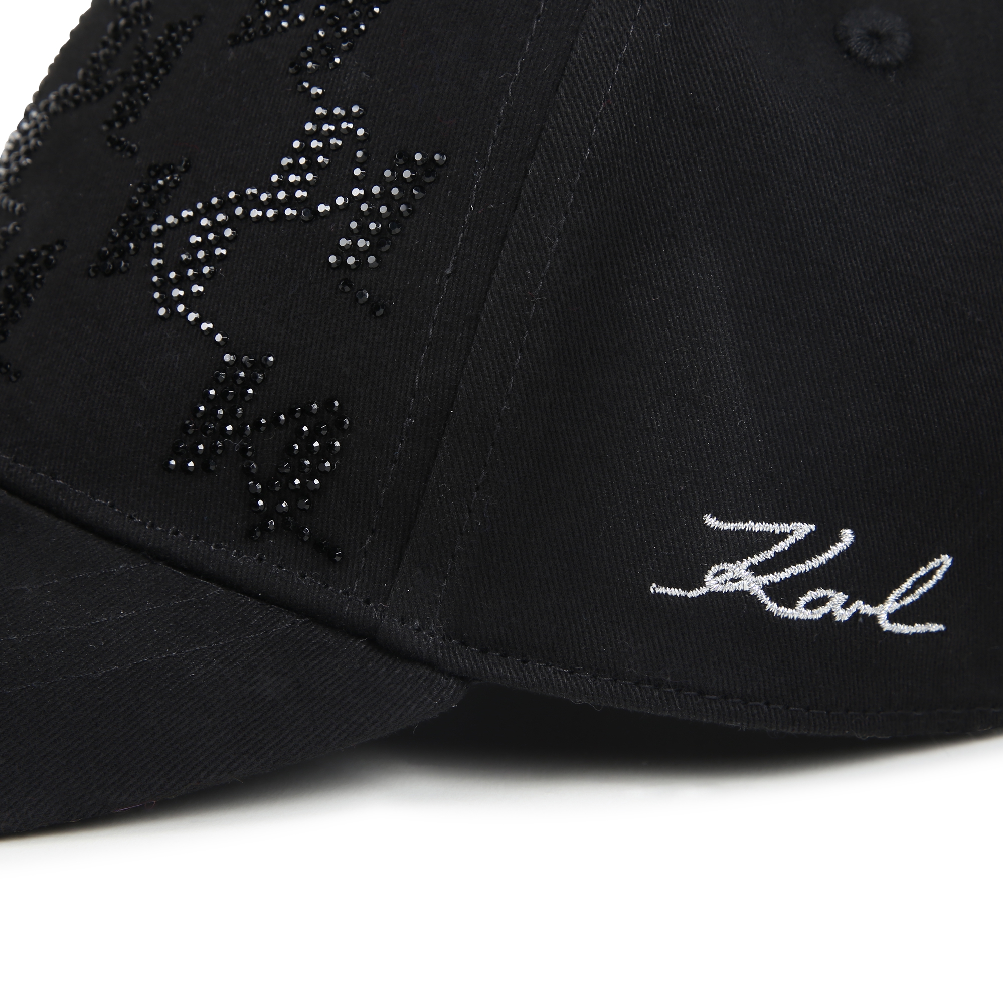 Sparkle cotton baseball cap KARL LAGERFELD KIDS for GIRL