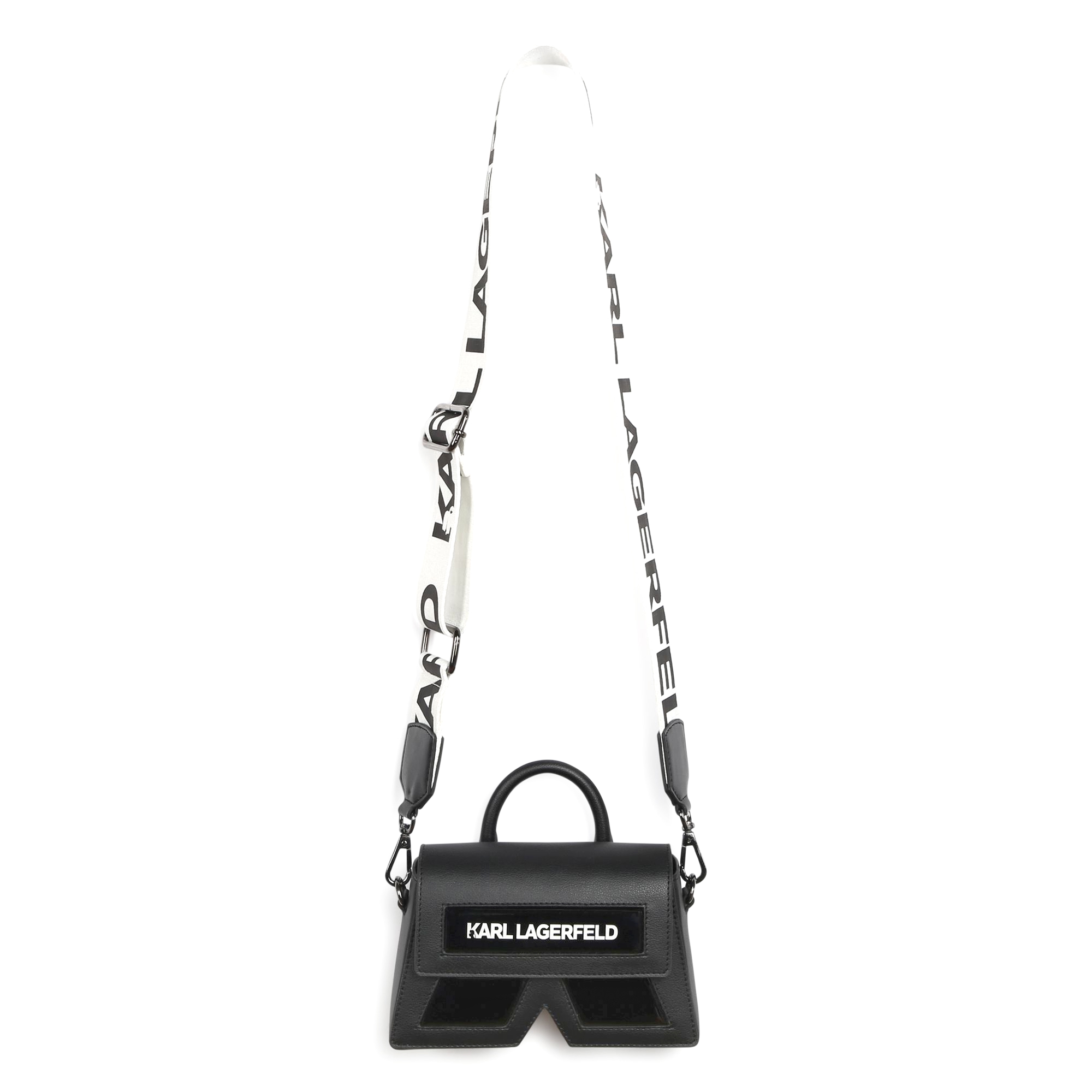 Shiny textile handbag KARL LAGERFELD KIDS for GIRL