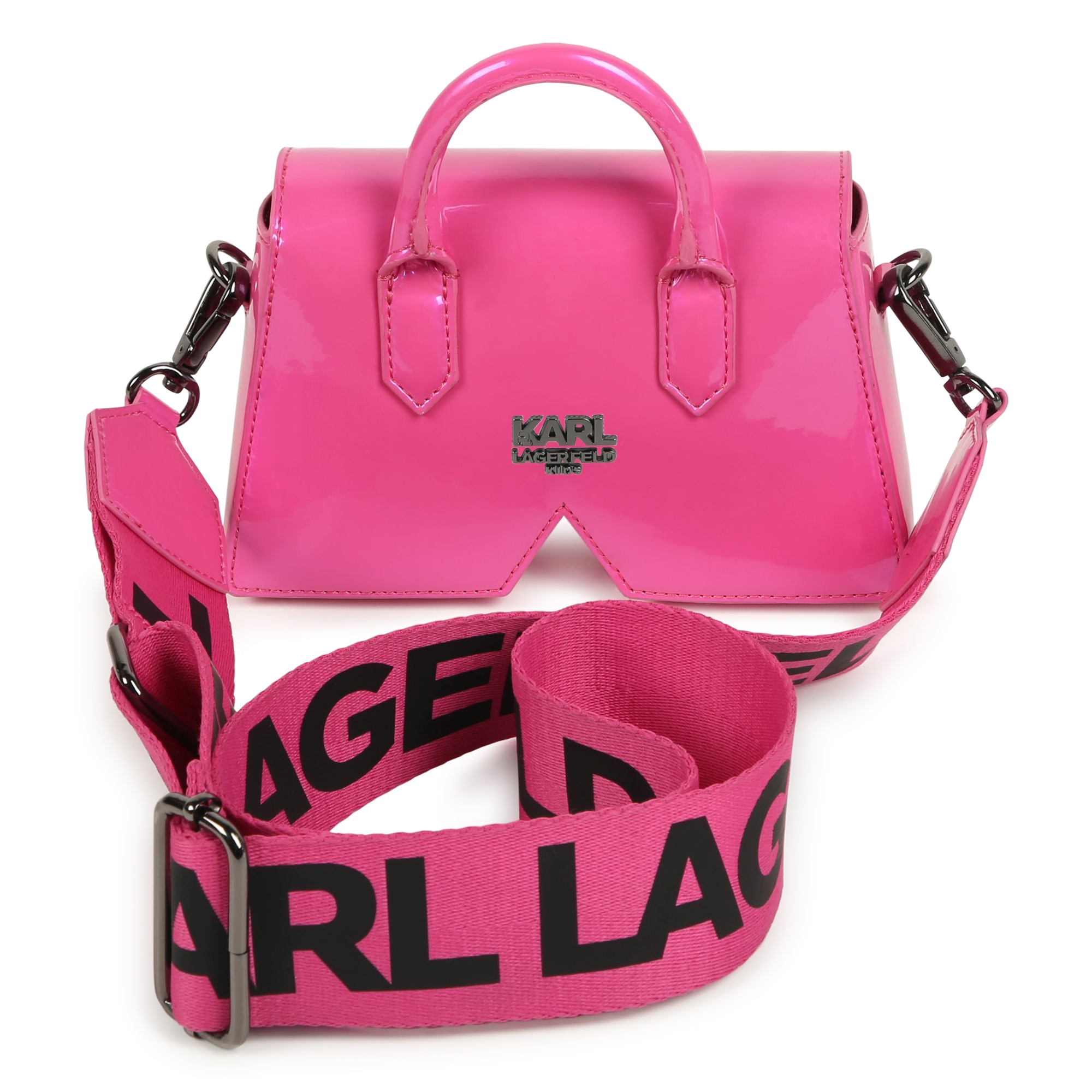 Sac à main en textile brillant KARL LAGERFELD KIDS pour FILLE