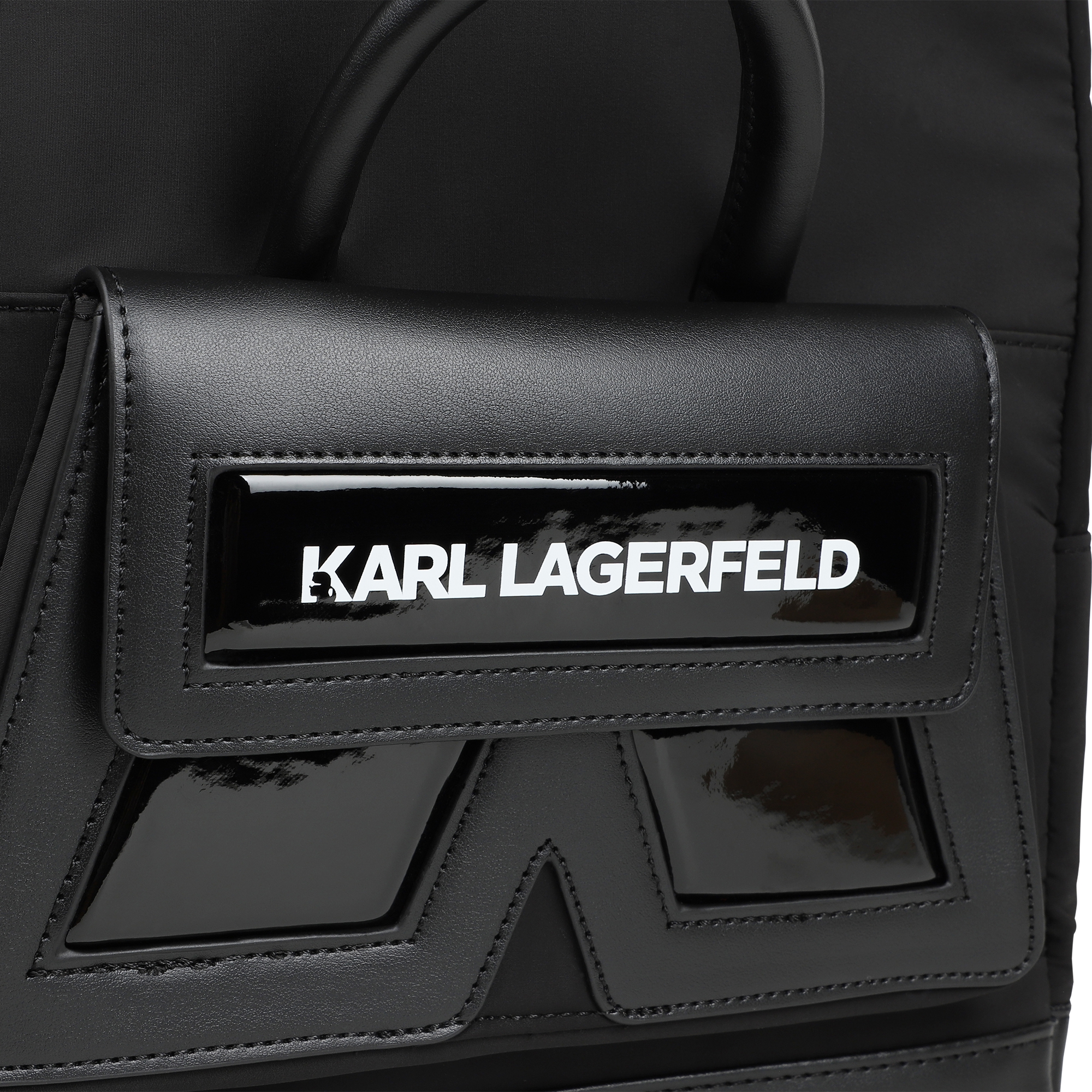 Coated textile backpack KARL LAGERFELD KIDS for GIRL