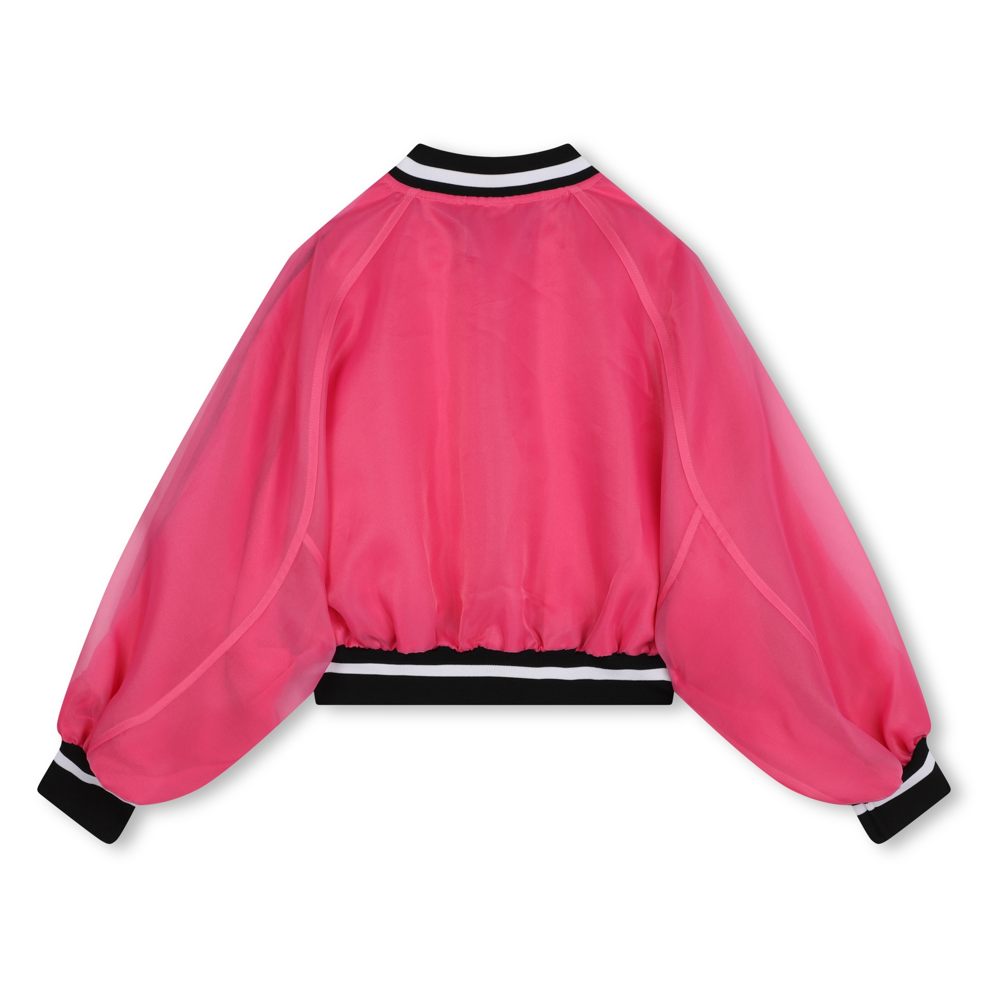 Balloon-sleeve bomber jacket KARL LAGERFELD KIDS for GIRL