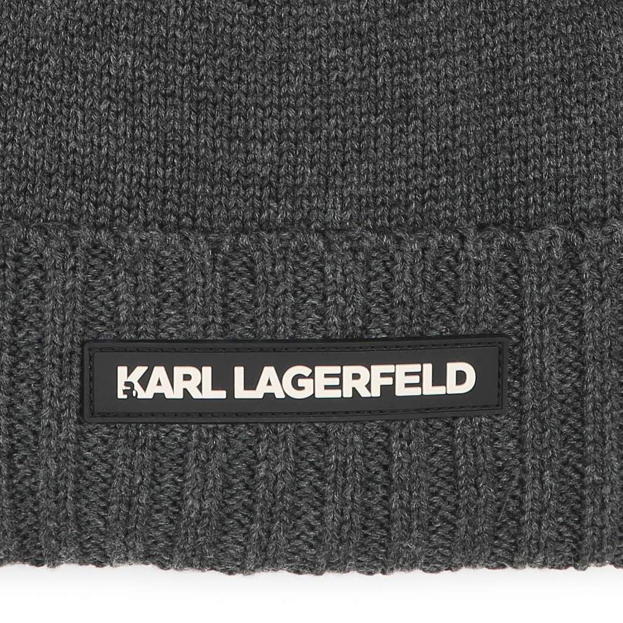 Knitted hat KARL LAGERFELD KIDS for BOY