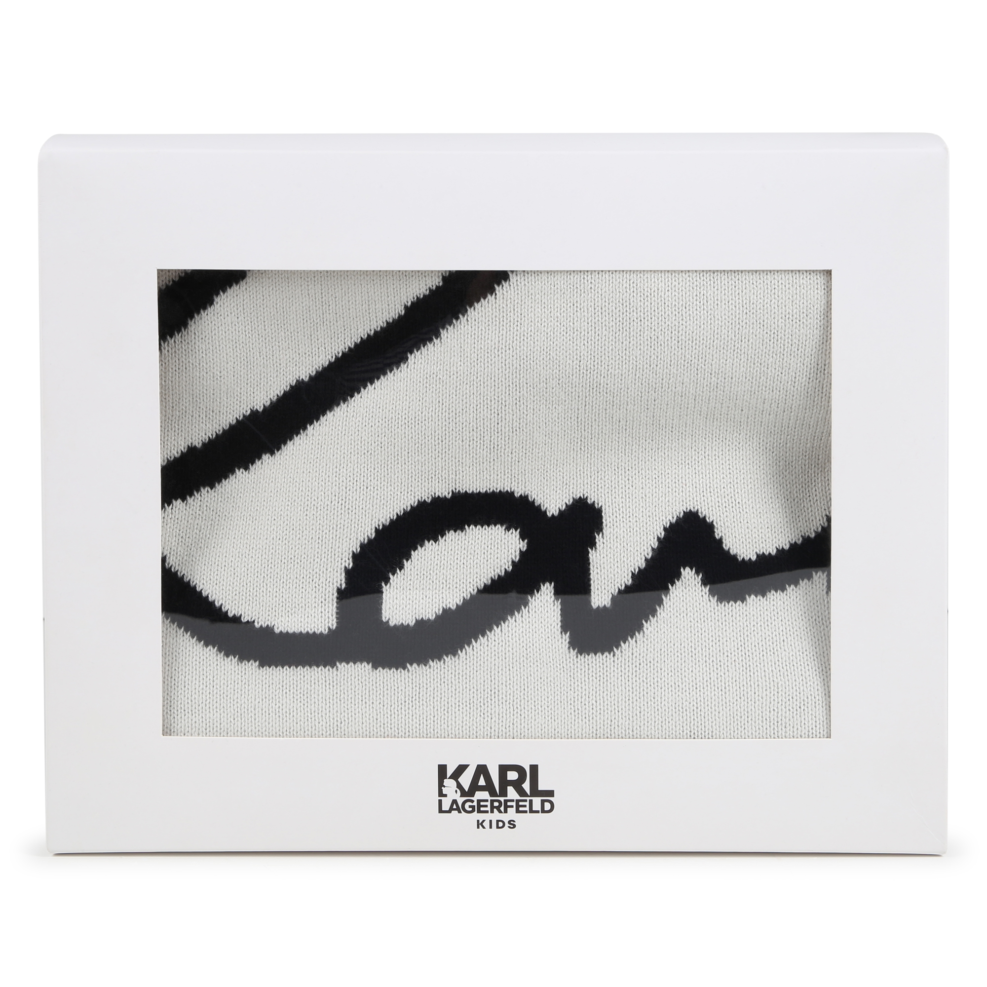 Copertina in jacquard firmata KARL LAGERFELD KIDS Per UNISEX