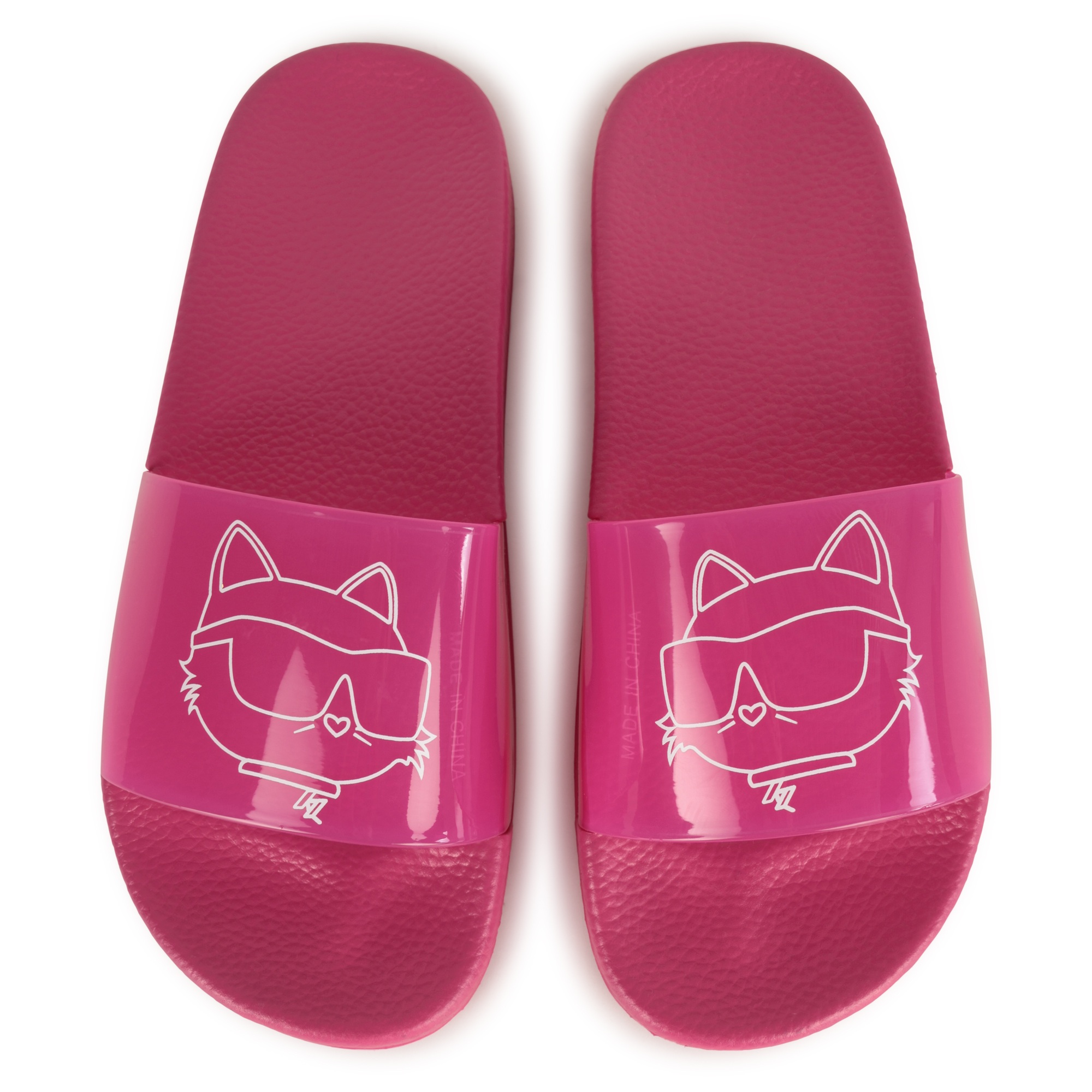 Slippers met print KARL LAGERFELD KIDS Voor