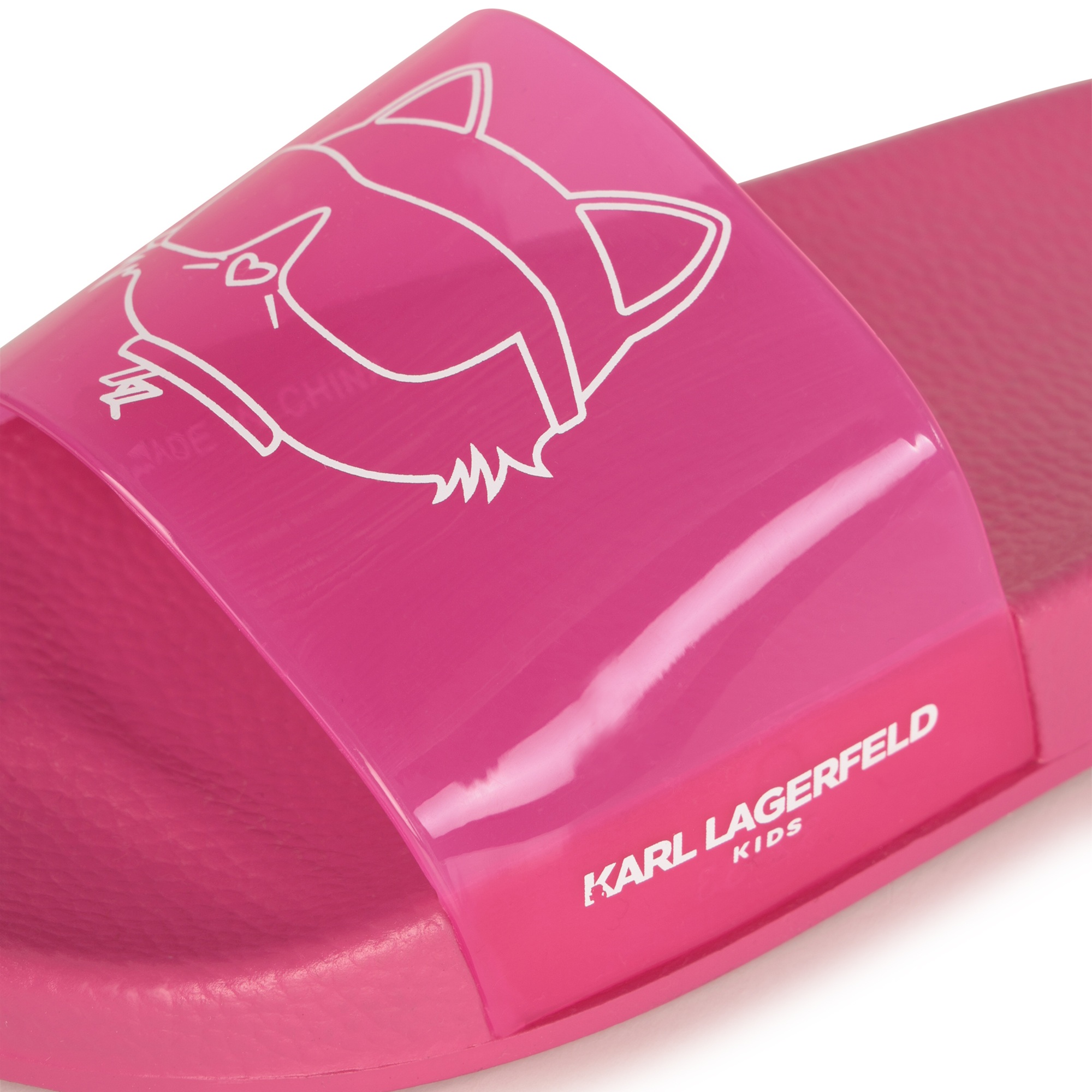 Slippers met print KARL LAGERFELD KIDS Voor