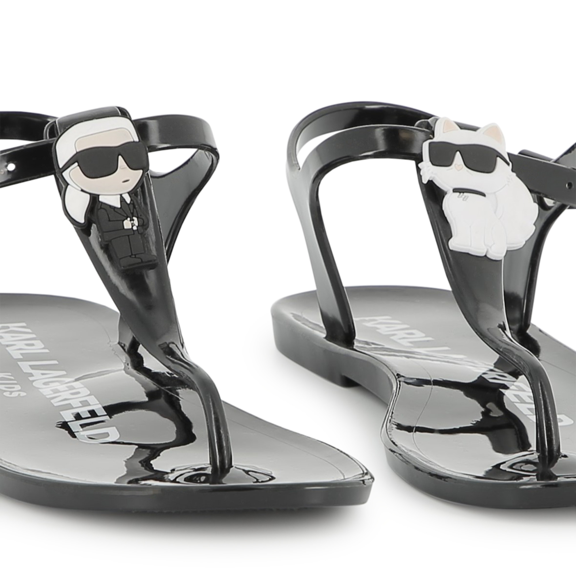 Schnallen-Sandalen mit Badge KARL LAGERFELD KIDS Für MÄDCHEN