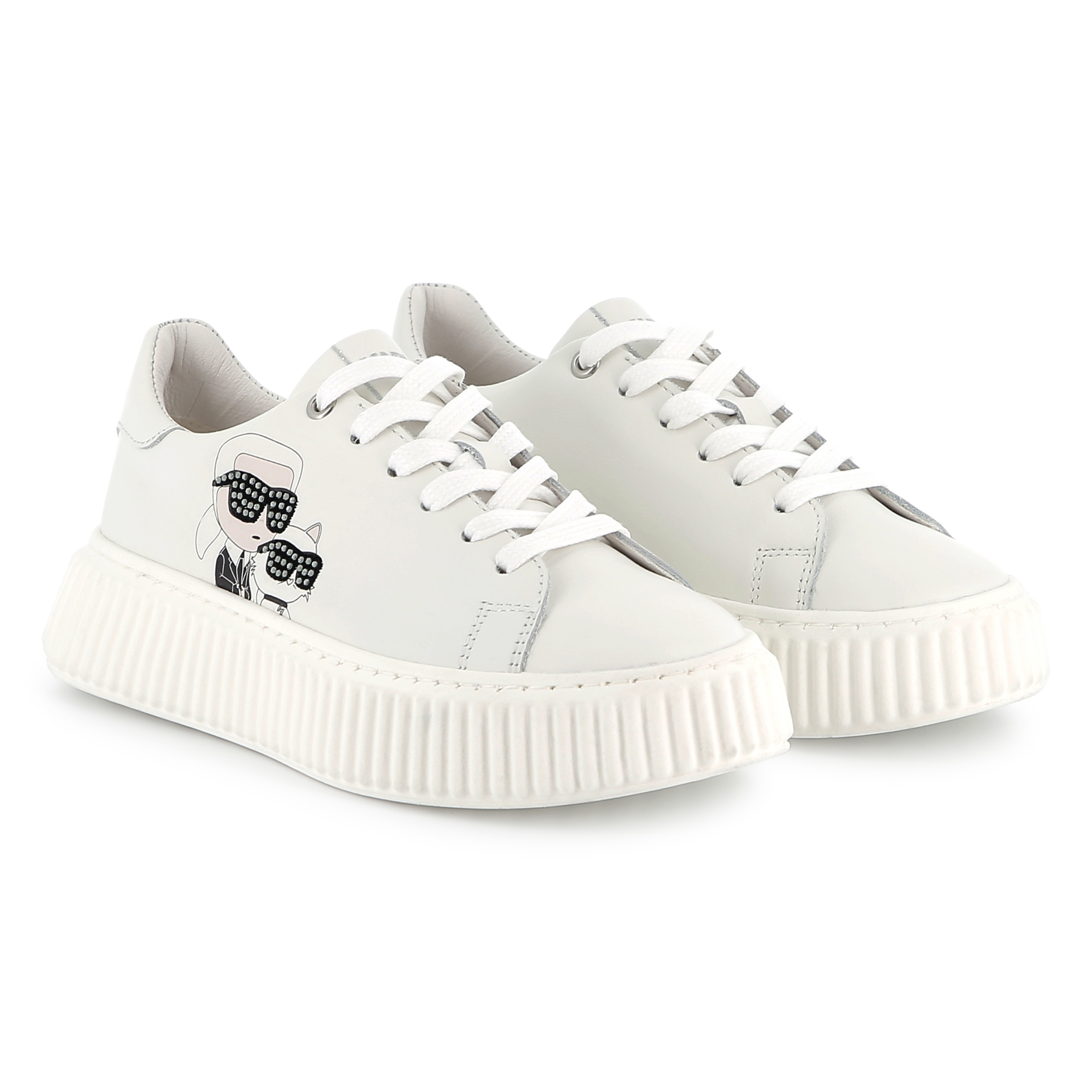 Zapatillas bajas con cordones KARL LARGERFELD KIDS para NIÑA