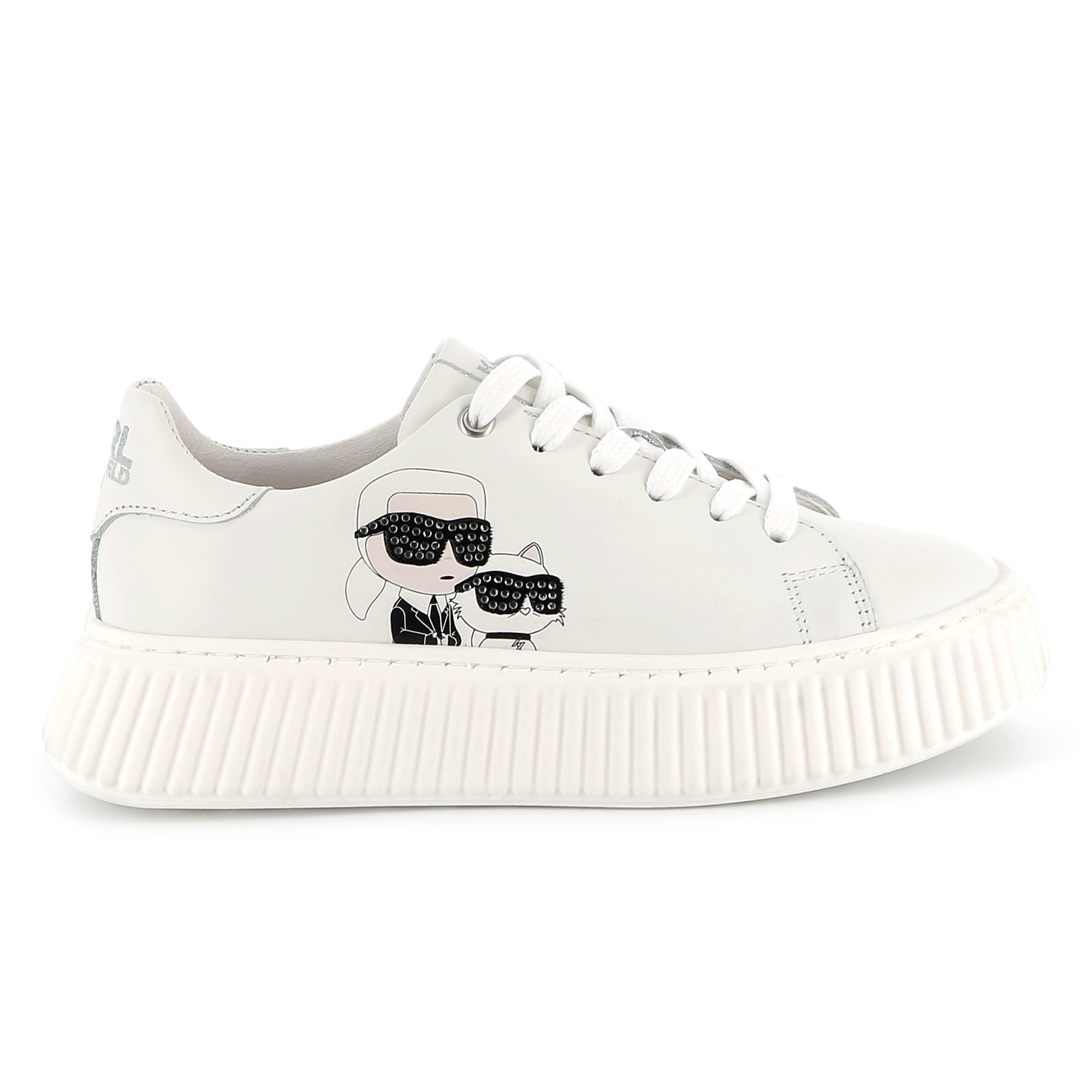 Lage sneakers met veters KARL LAGERFELD KIDS Voor