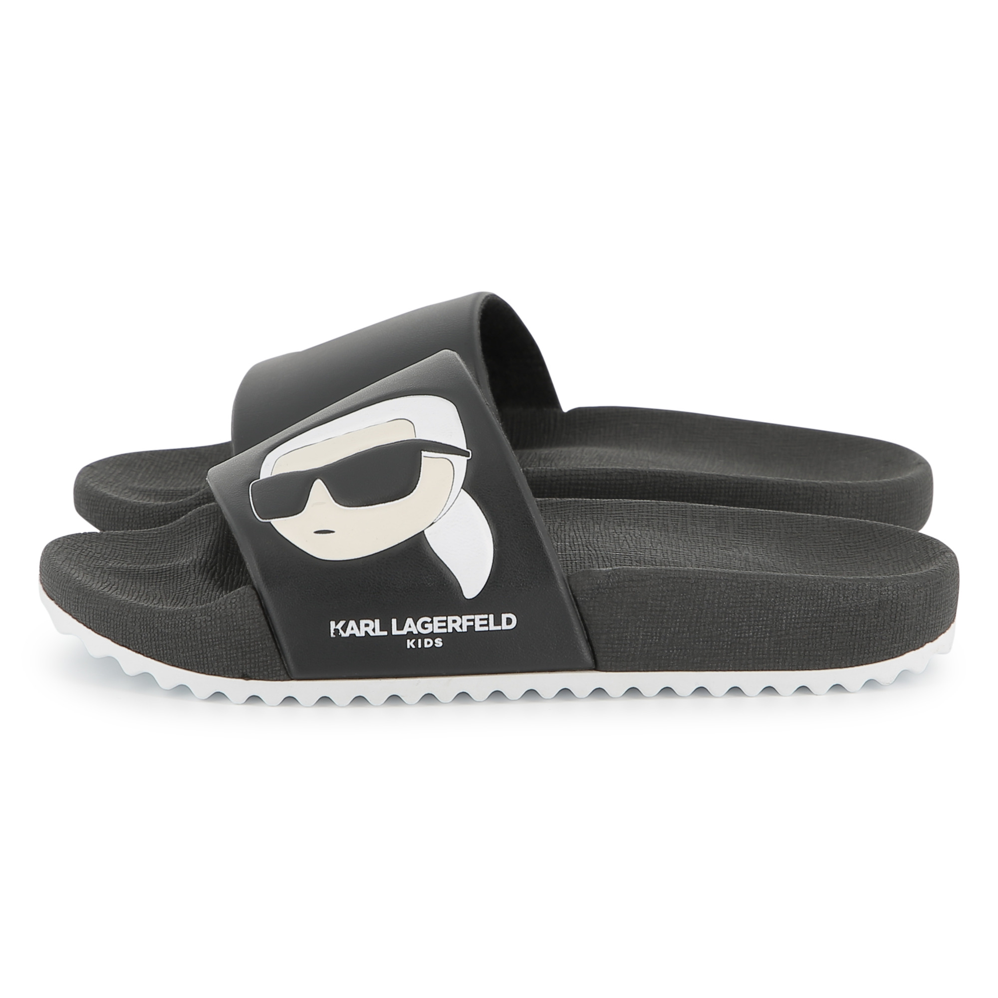 Sliders with design KARL LAGERFELD KIDS for BOY