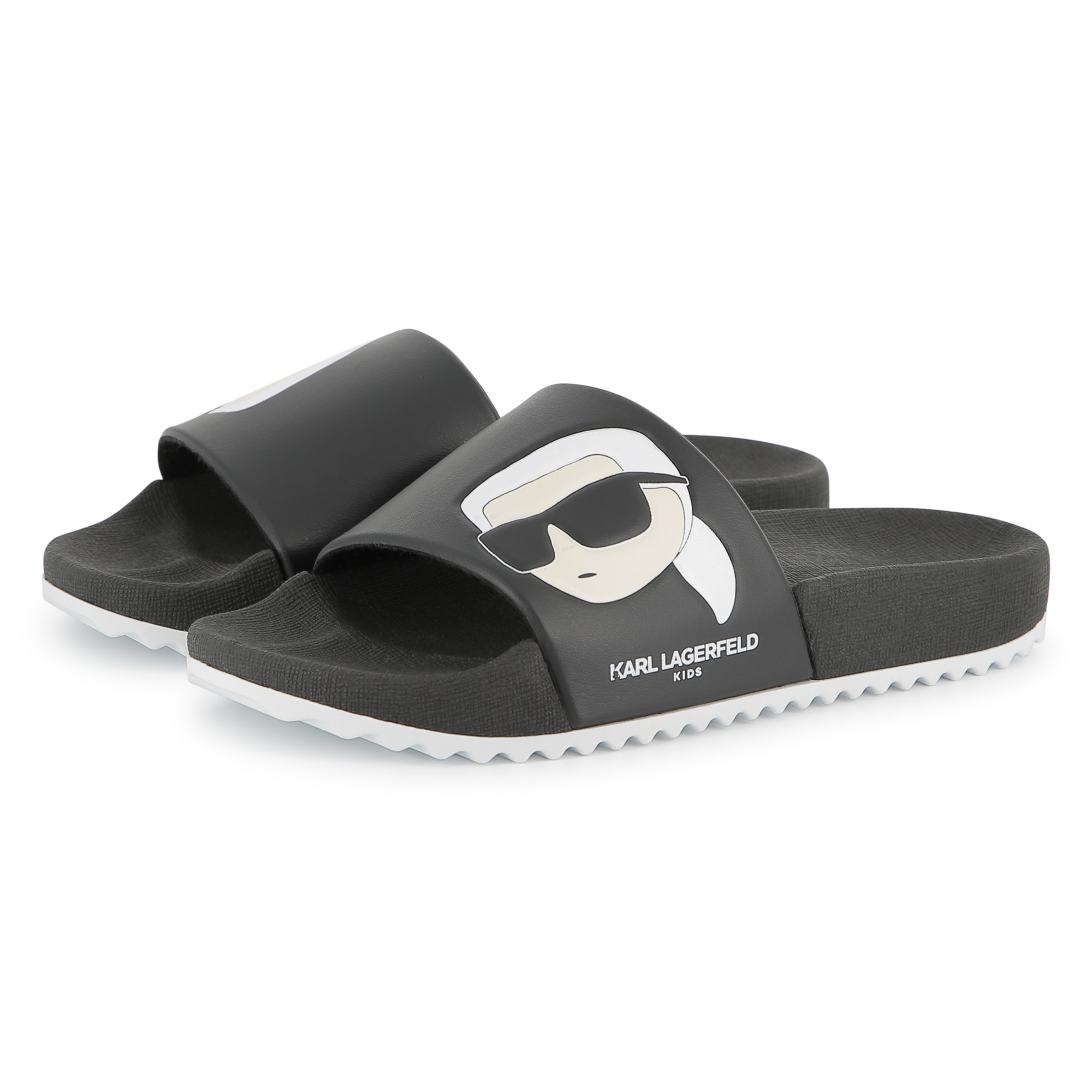 Sliders with design KARL LAGERFELD KIDS for BOY