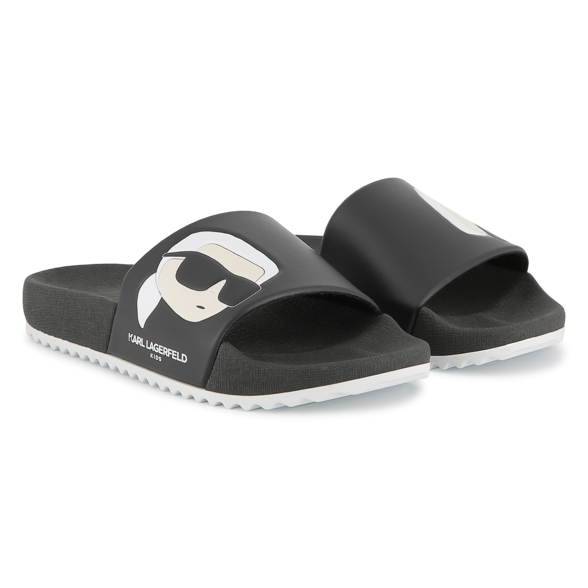 Sliders with design KARL LAGERFELD KIDS for BOY