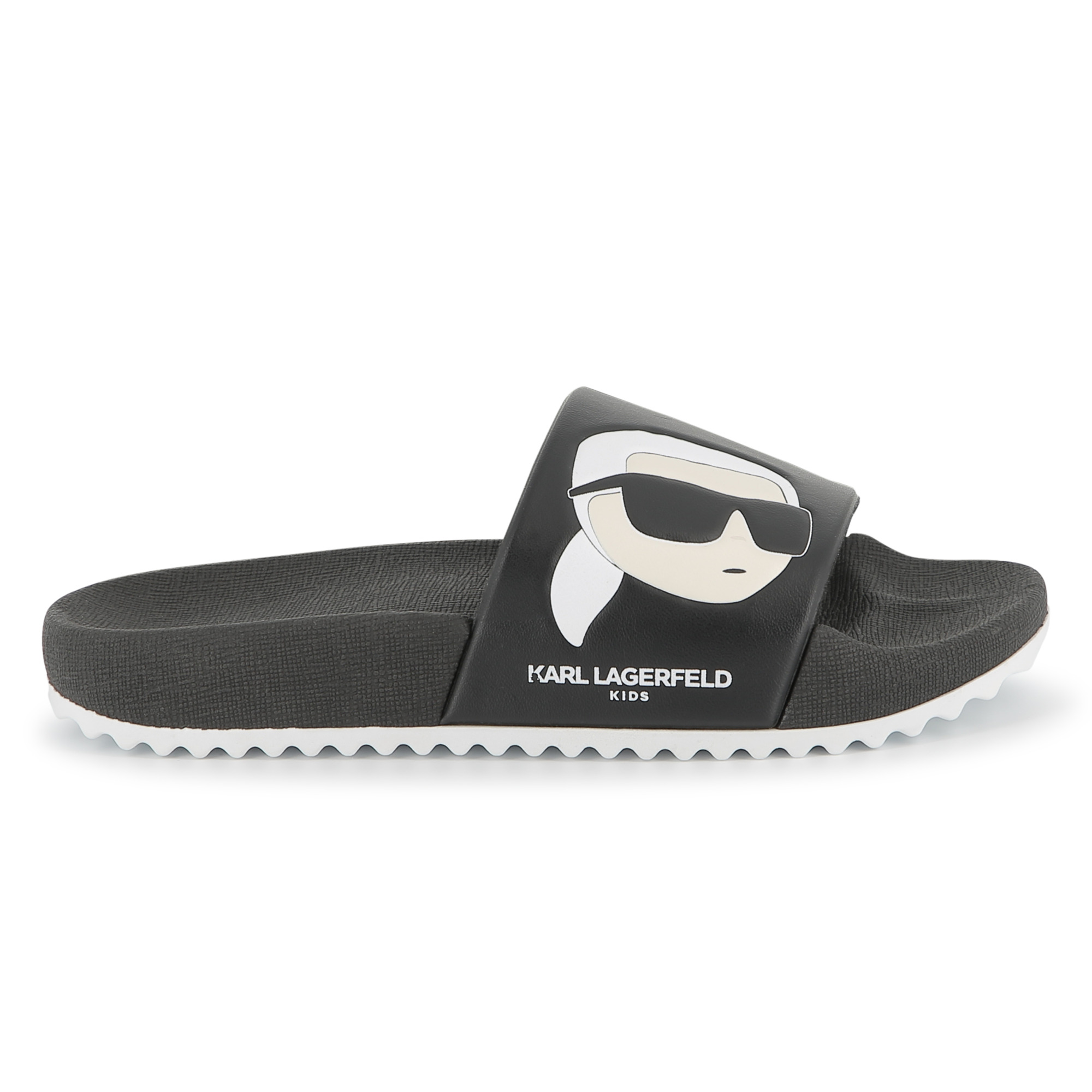 Sliders with design KARL LAGERFELD KIDS for BOY