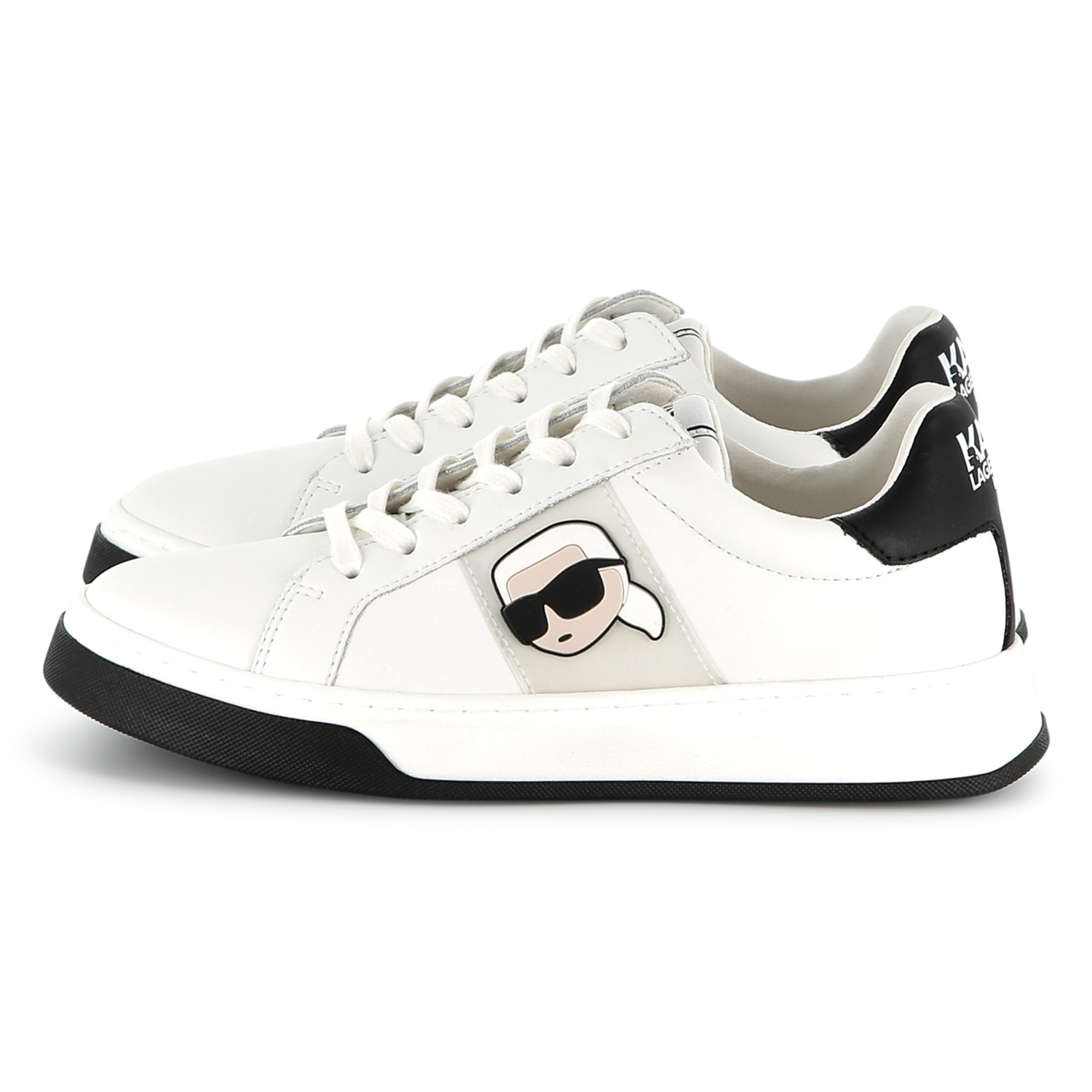 Schnürsneakers aus Leder KARL LAGERFELD KIDS Für JUNGE