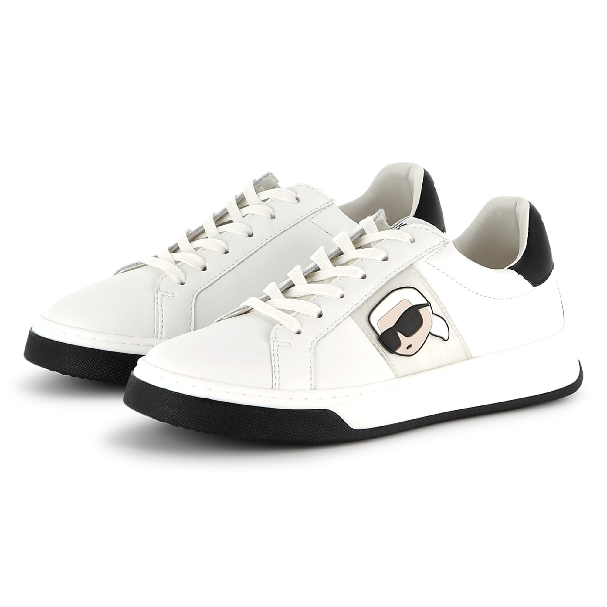 Schnürsneakers aus Leder KARL LAGERFELD KIDS Für JUNGE