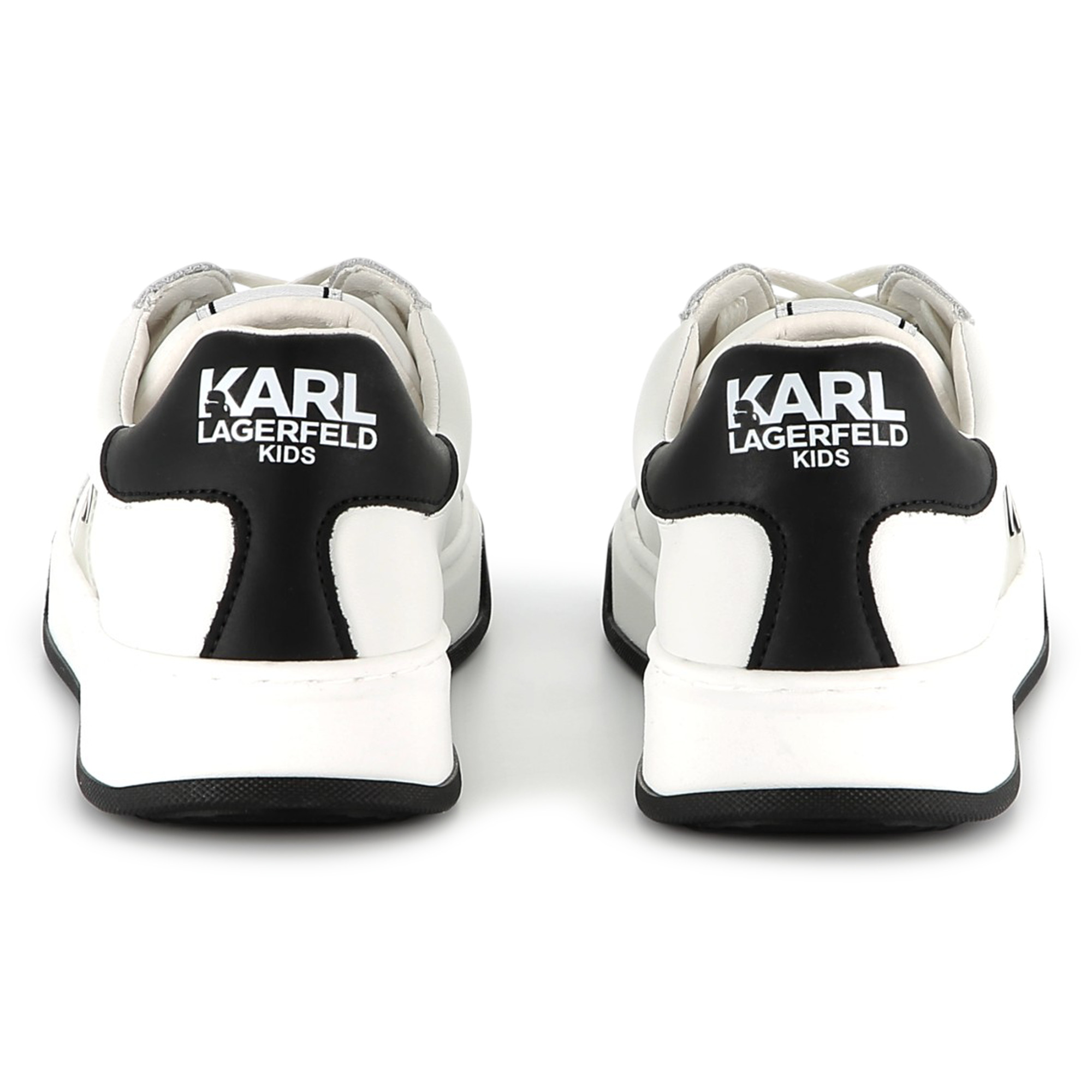 Schnürsneakers aus Leder KARL LAGERFELD KIDS Für JUNGE