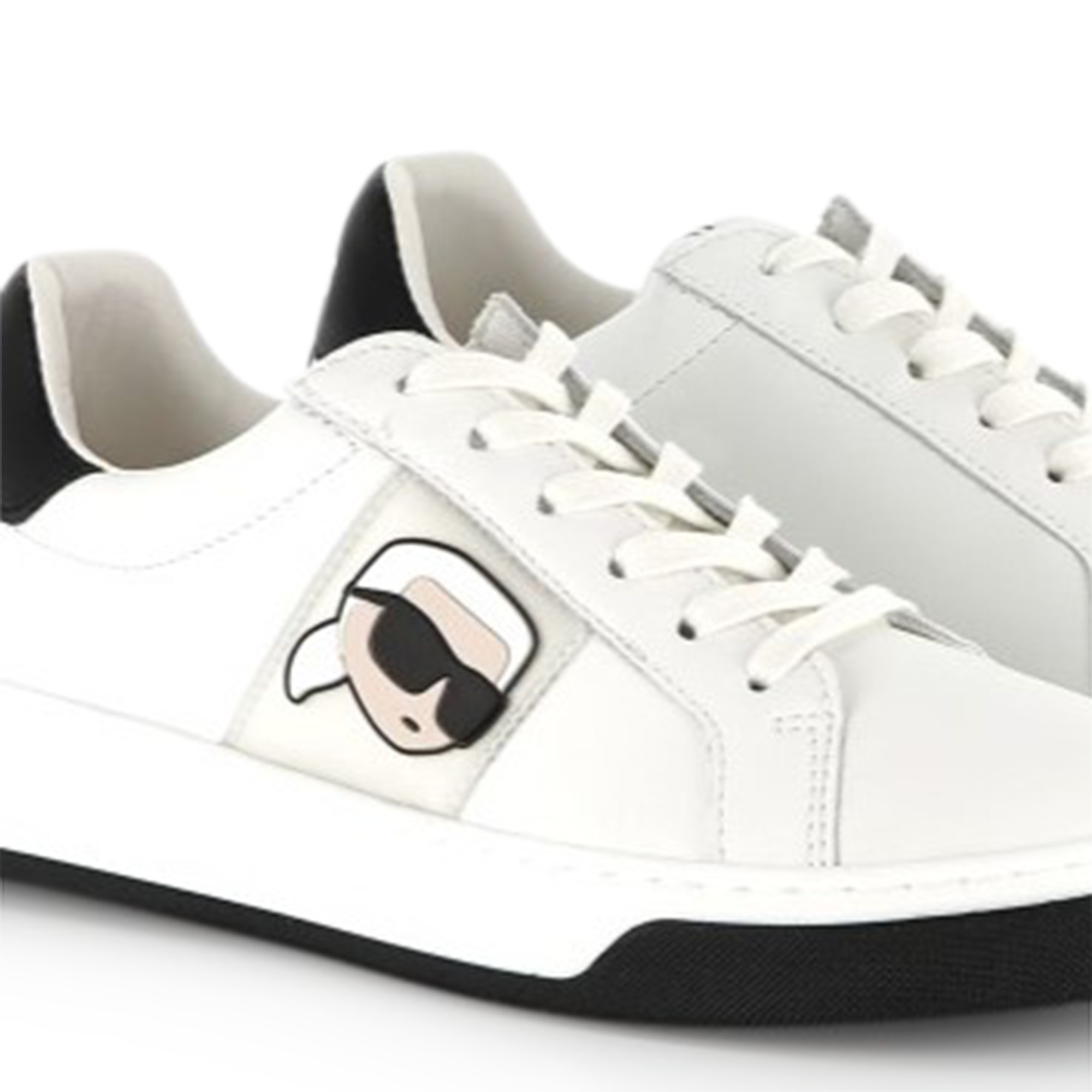 Schnürsneakers aus Leder KARL LAGERFELD KIDS Für JUNGE