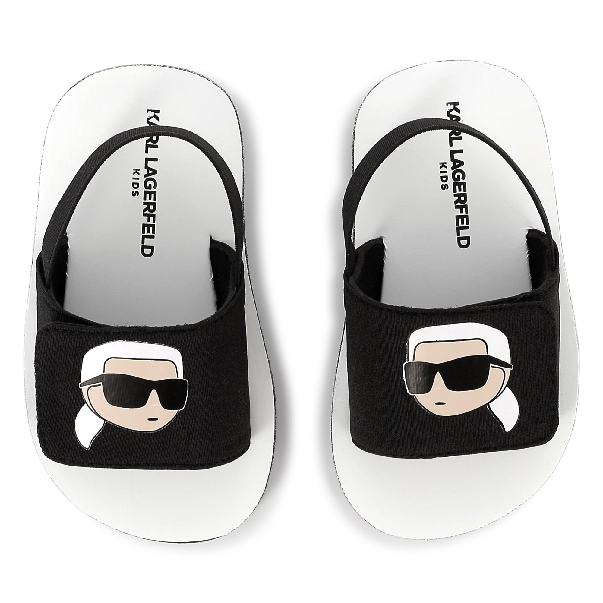 Sandales légères à scratch KARL LAGERFELD KIDS pour UNISEXE