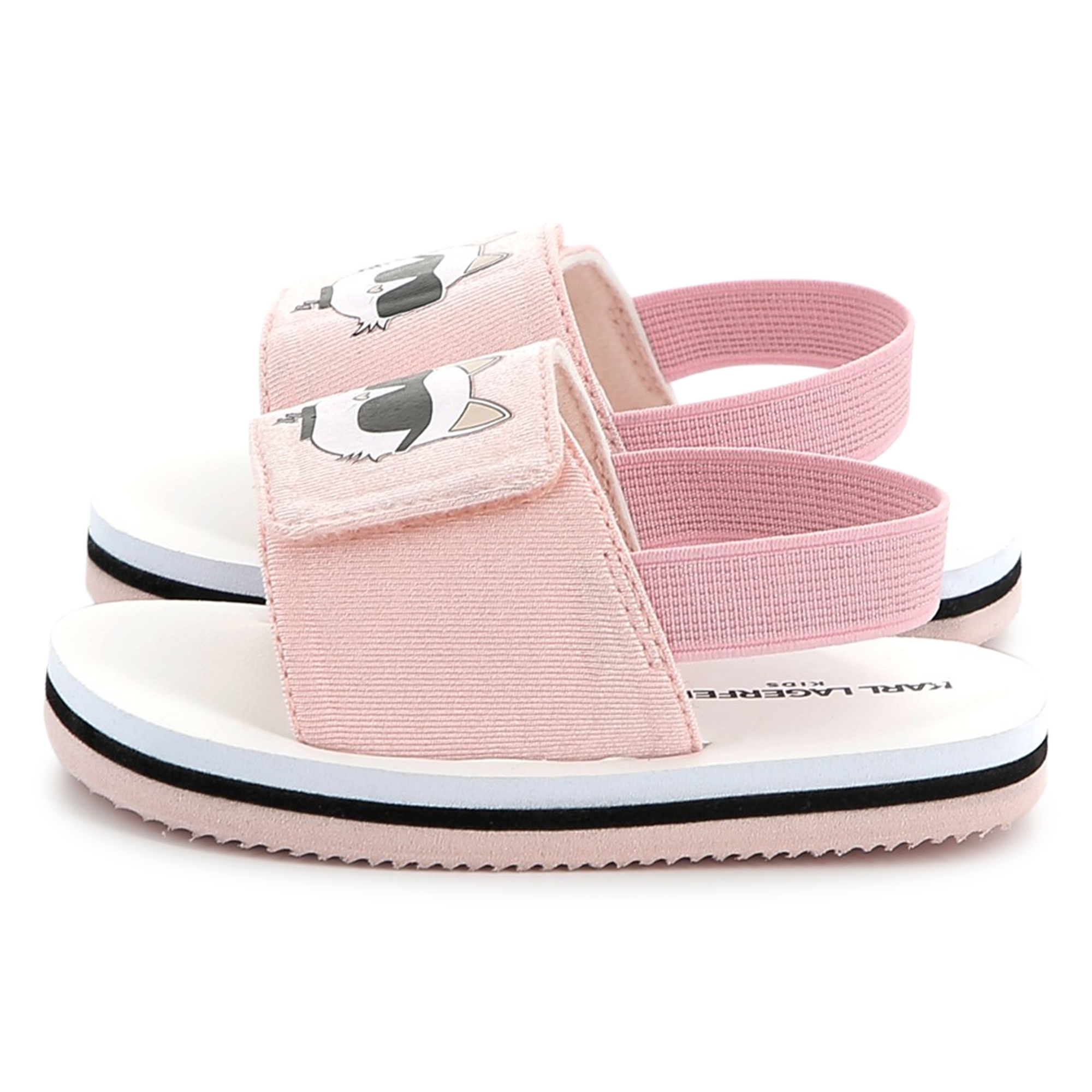 Light hook-and-loop sandals KARL LAGERFELD KIDS for UNISEX