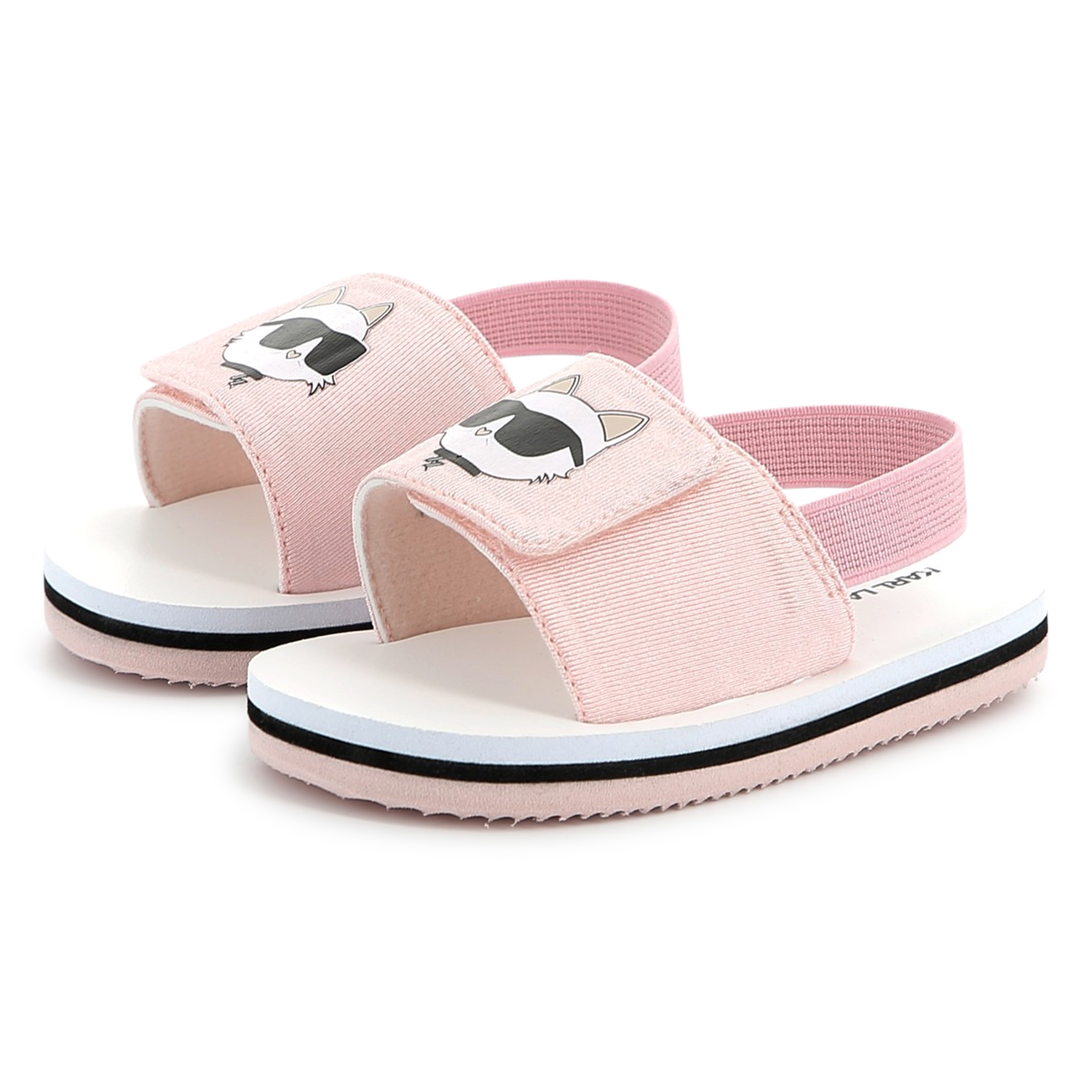 Light hook-and-loop sandals KARL LAGERFELD KIDS for UNISEX