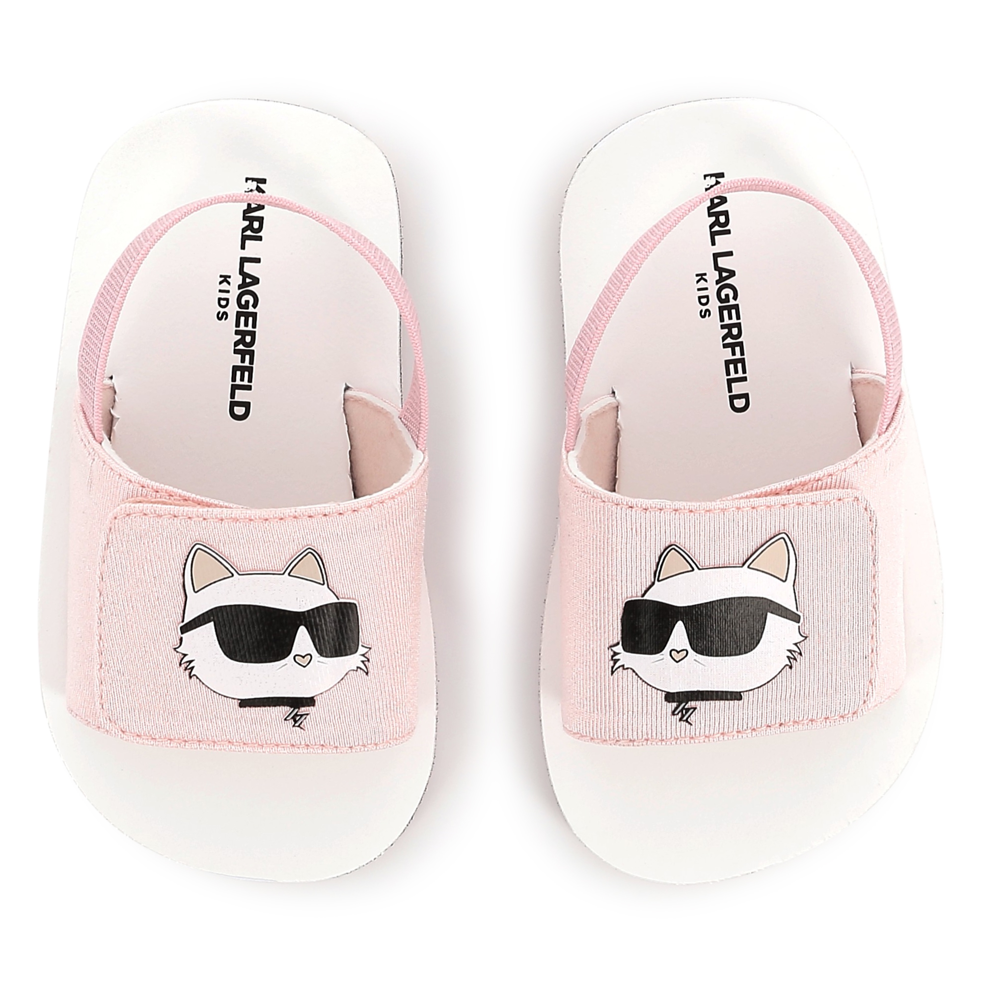 Sandales légères à scratch KARL LAGERFELD KIDS pour UNISEXE