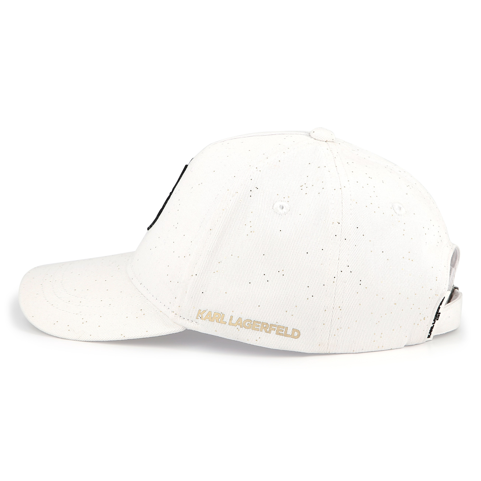 Casquette ajustable en coton KARL LAGERFELD KIDS pour FILLE