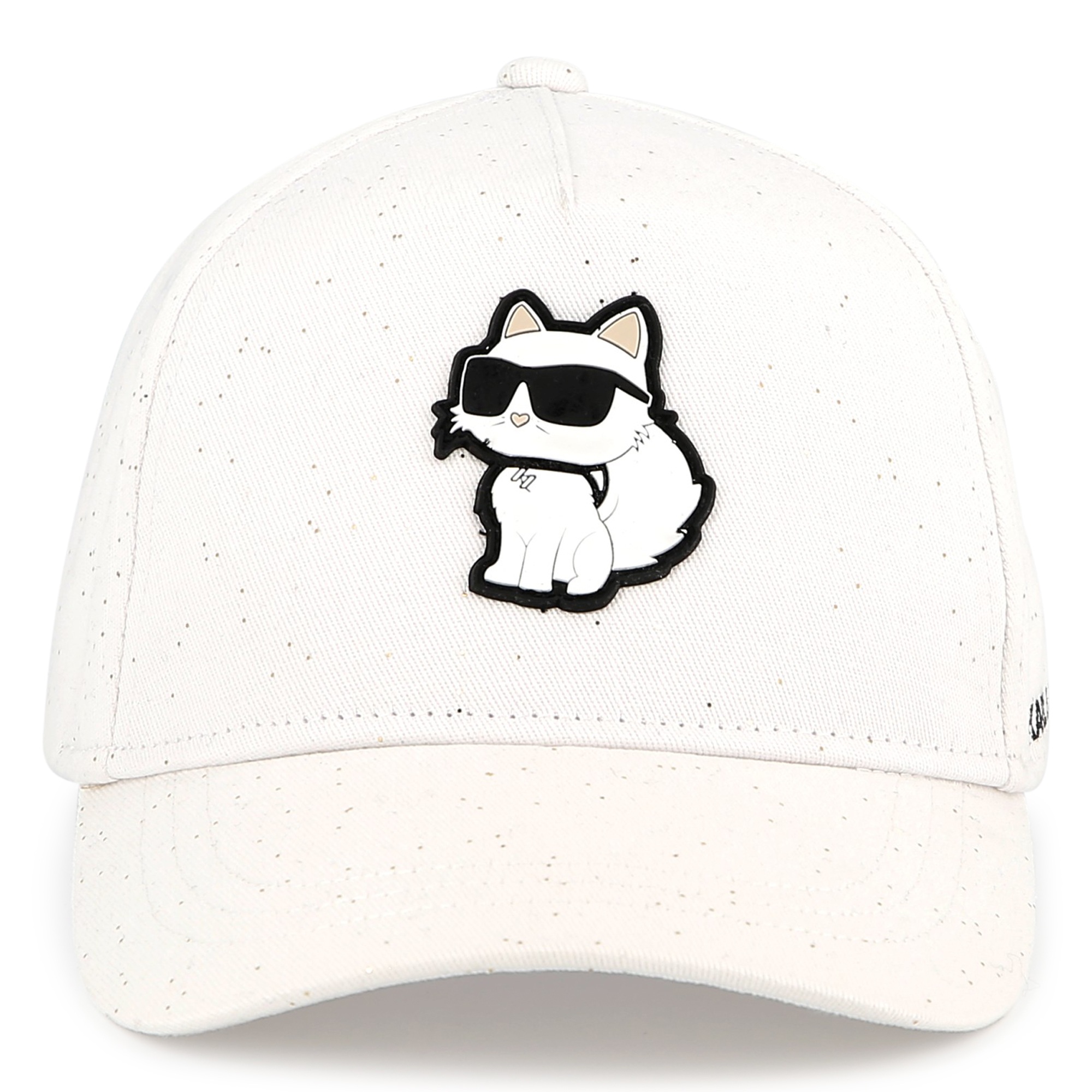 Casquette ajustable en coton KARL LAGERFELD KIDS pour FILLE