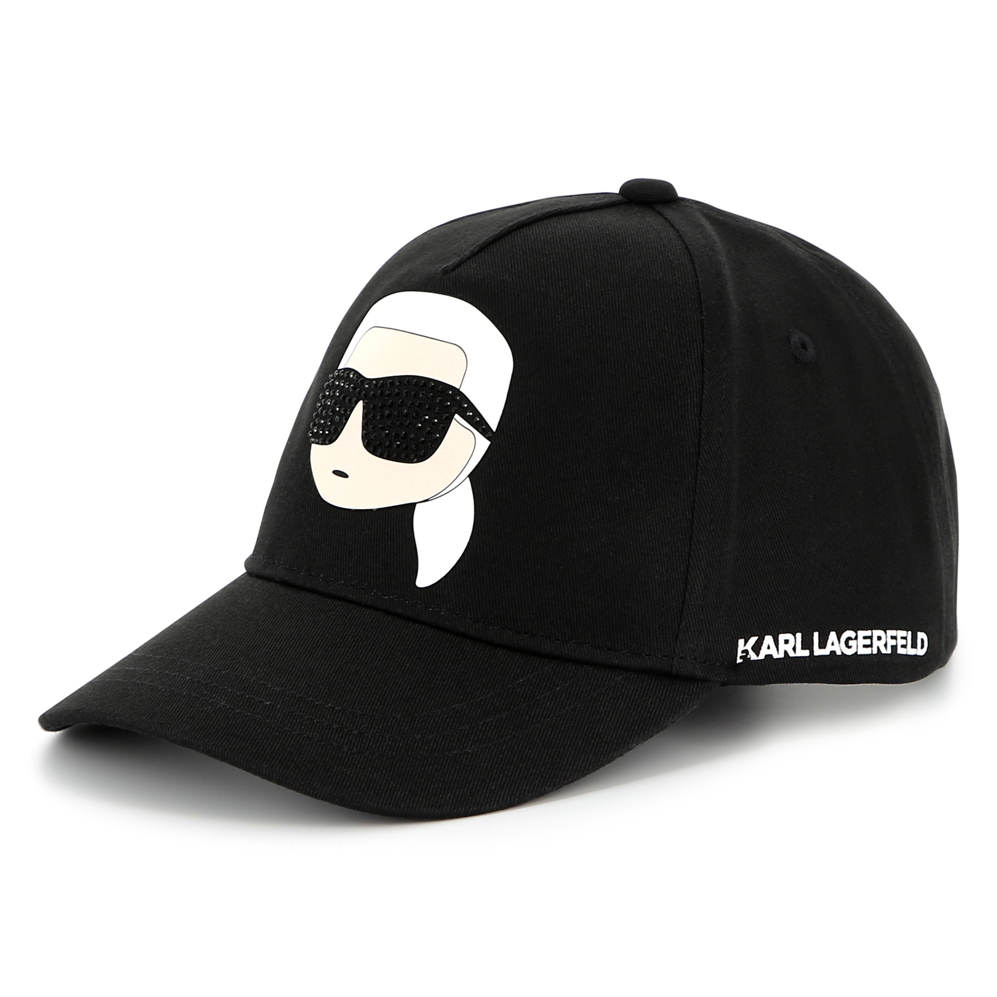 Adjustable cotton baseball cap KARL LAGERFELD KIDS for GIRL