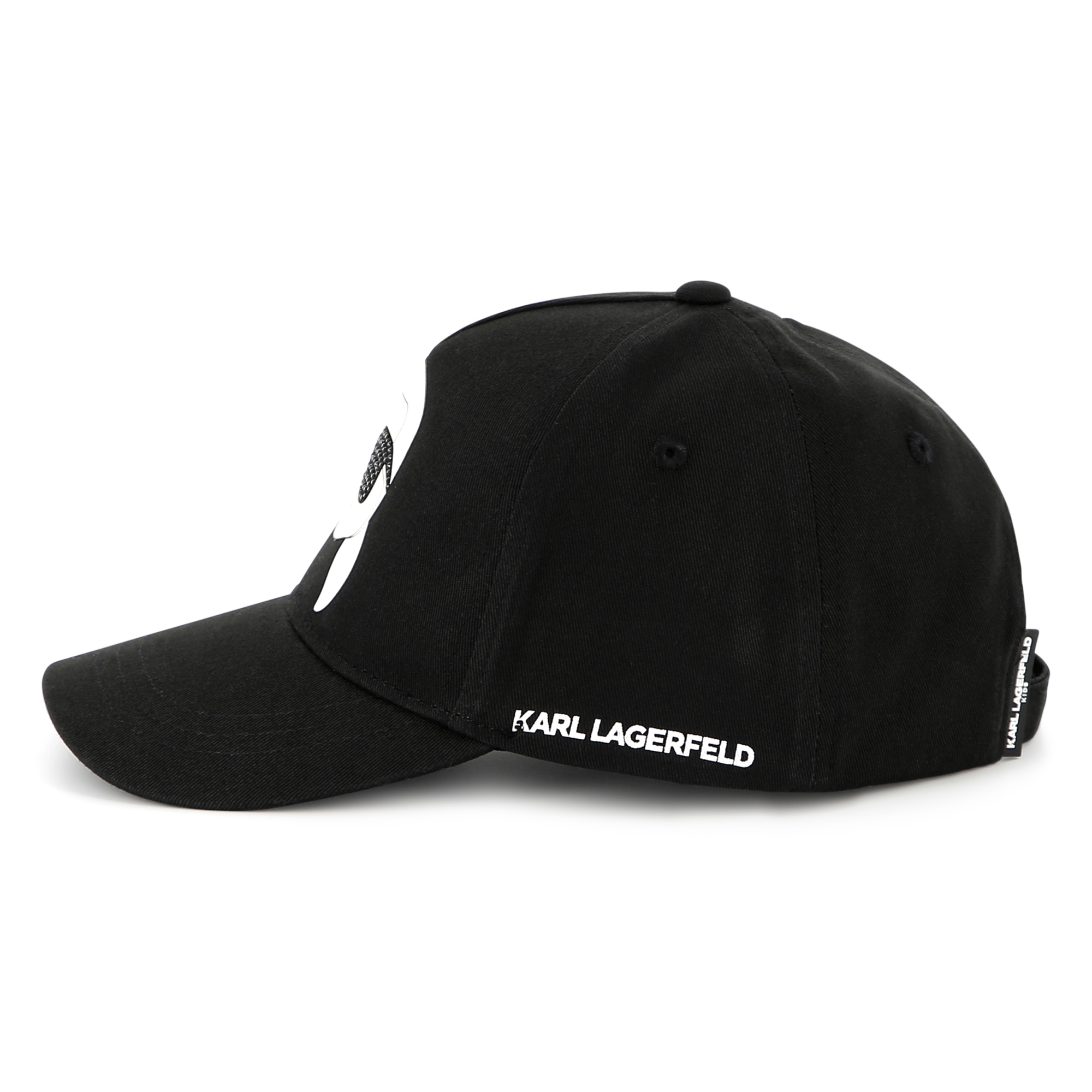 Casquette ajustable en coton KARL LAGERFELD KIDS pour FILLE