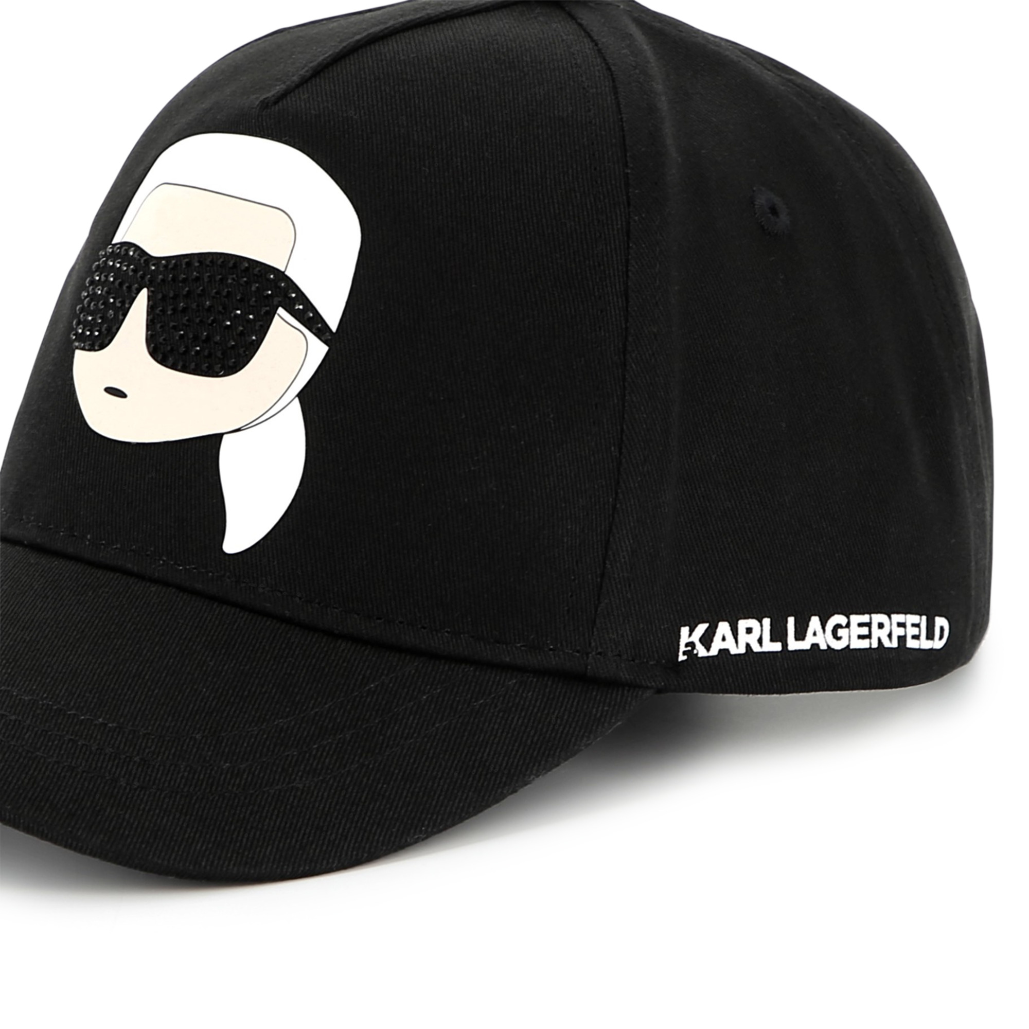 Casquette ajustable en coton KARL LAGERFELD KIDS pour FILLE