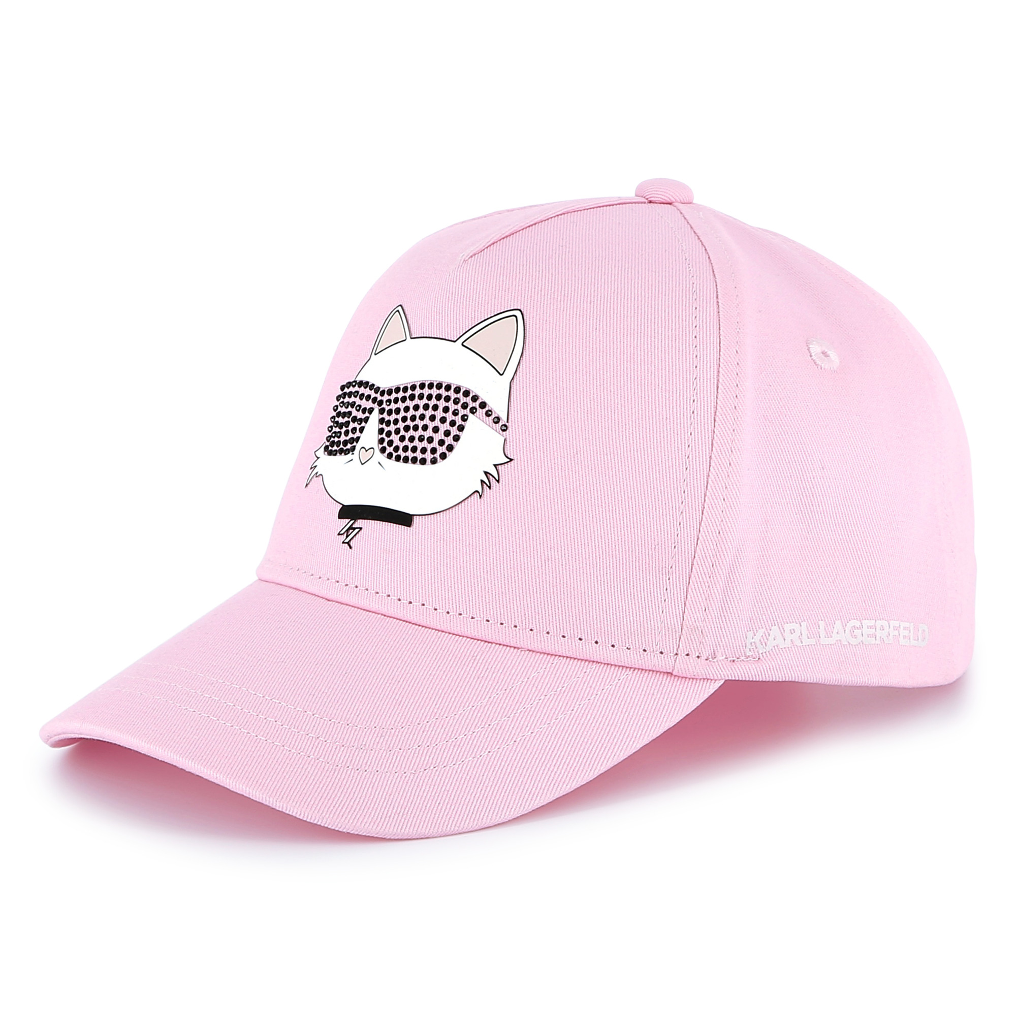 Gorra ajustable de algodón KARL LARGERFELD KIDS para NIÑA