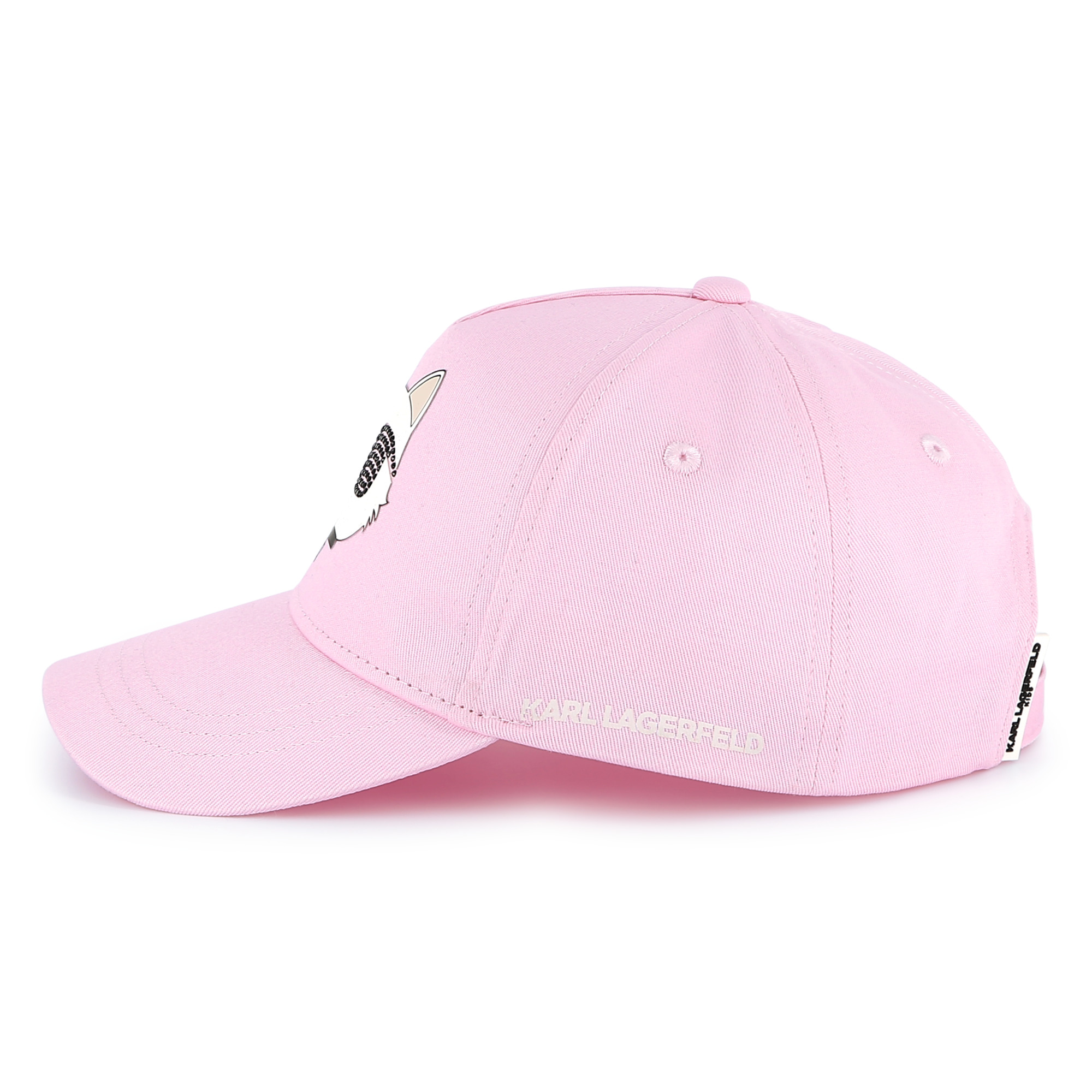 Casquette ajustable en coton KARL LAGERFELD KIDS pour FILLE