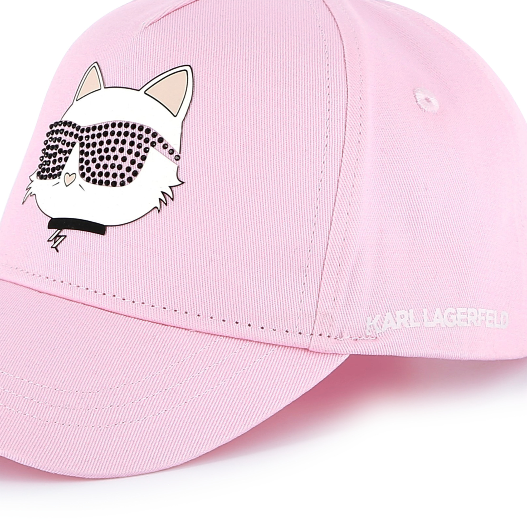 Gorra ajustable de algodón KARL LARGERFELD KIDS para NIÑA