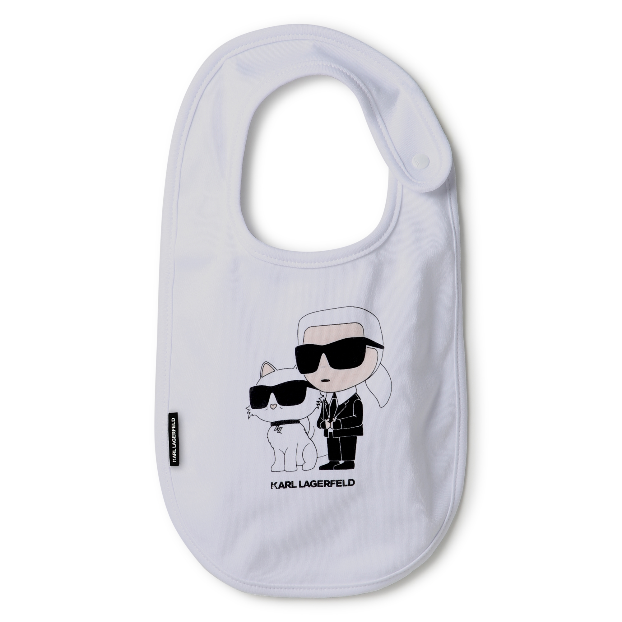 Set of 3 bibs with motifs KARL LAGERFELD KIDS for UNISEX