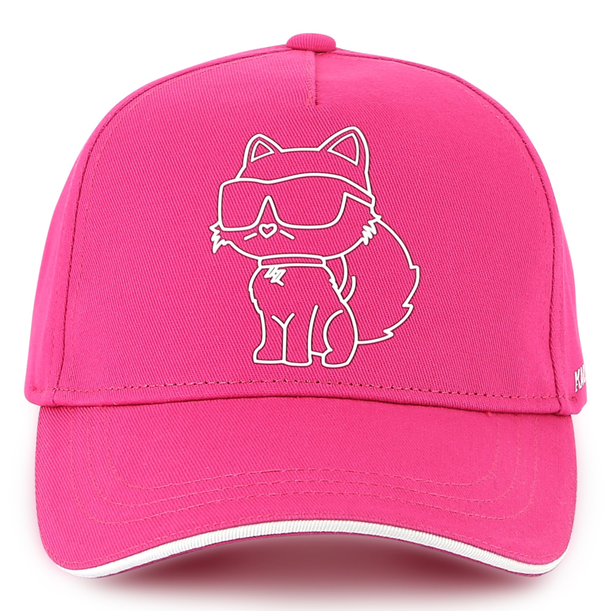 Adjustable cotton baseball cap KARL LAGERFELD KIDS for GIRL