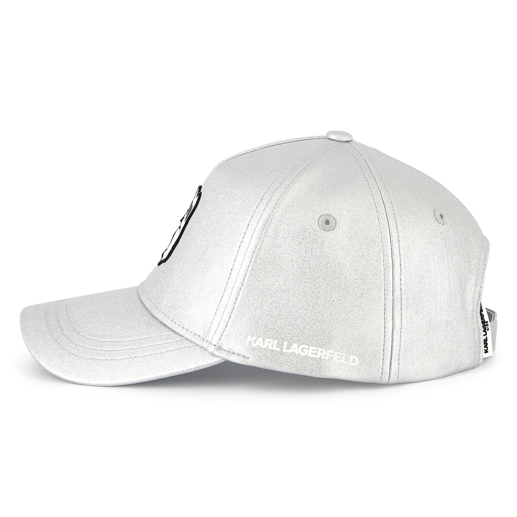 Adjustable cap with badge KARL LAGERFELD KIDS for GIRL