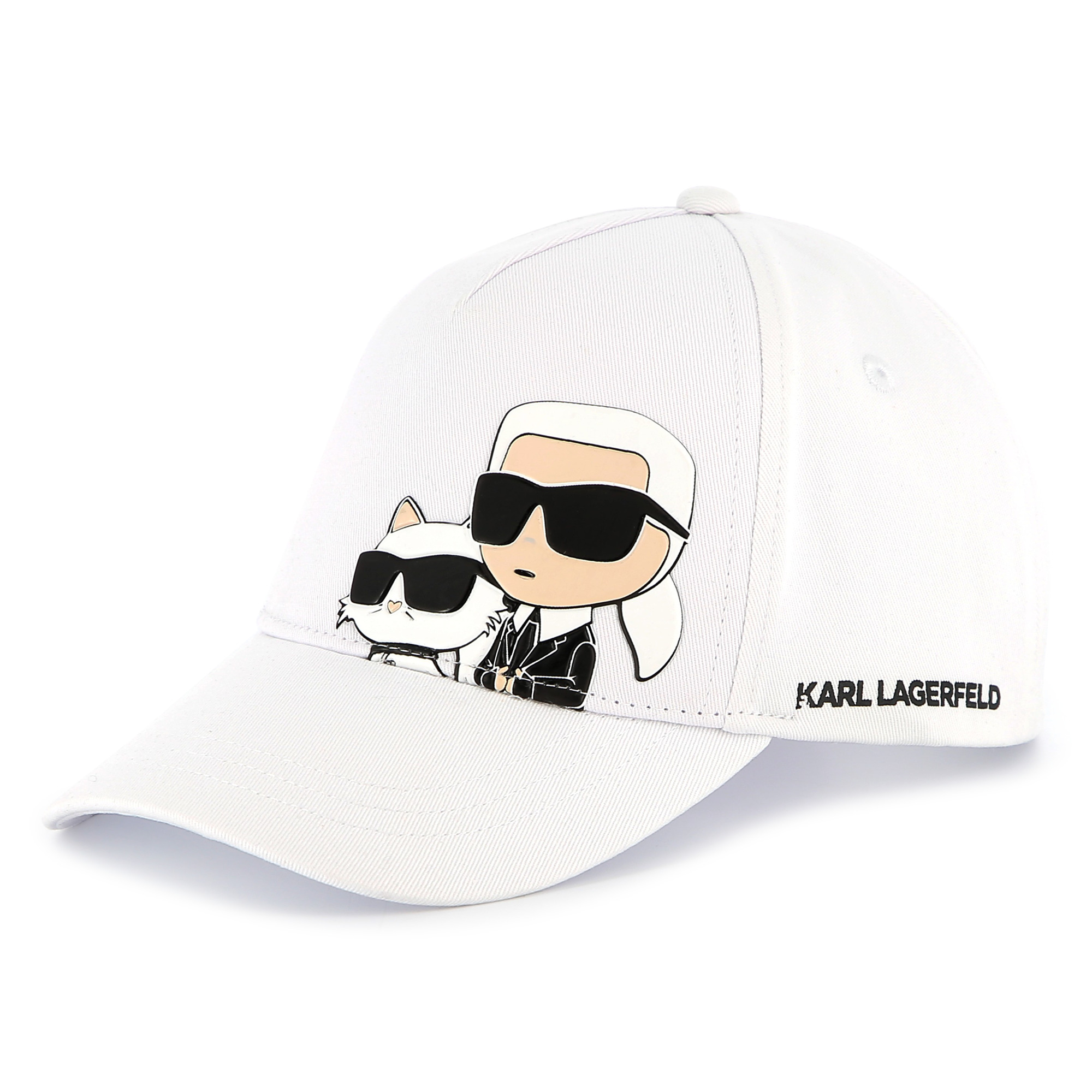 Adjustable printed cap KARL LAGERFELD KIDS for GIRL